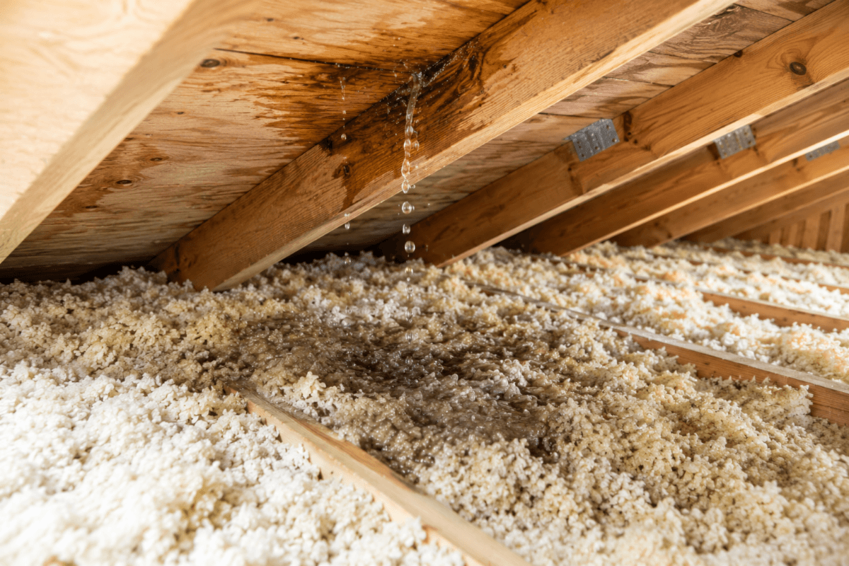 roof leak unseen attic - phase two
