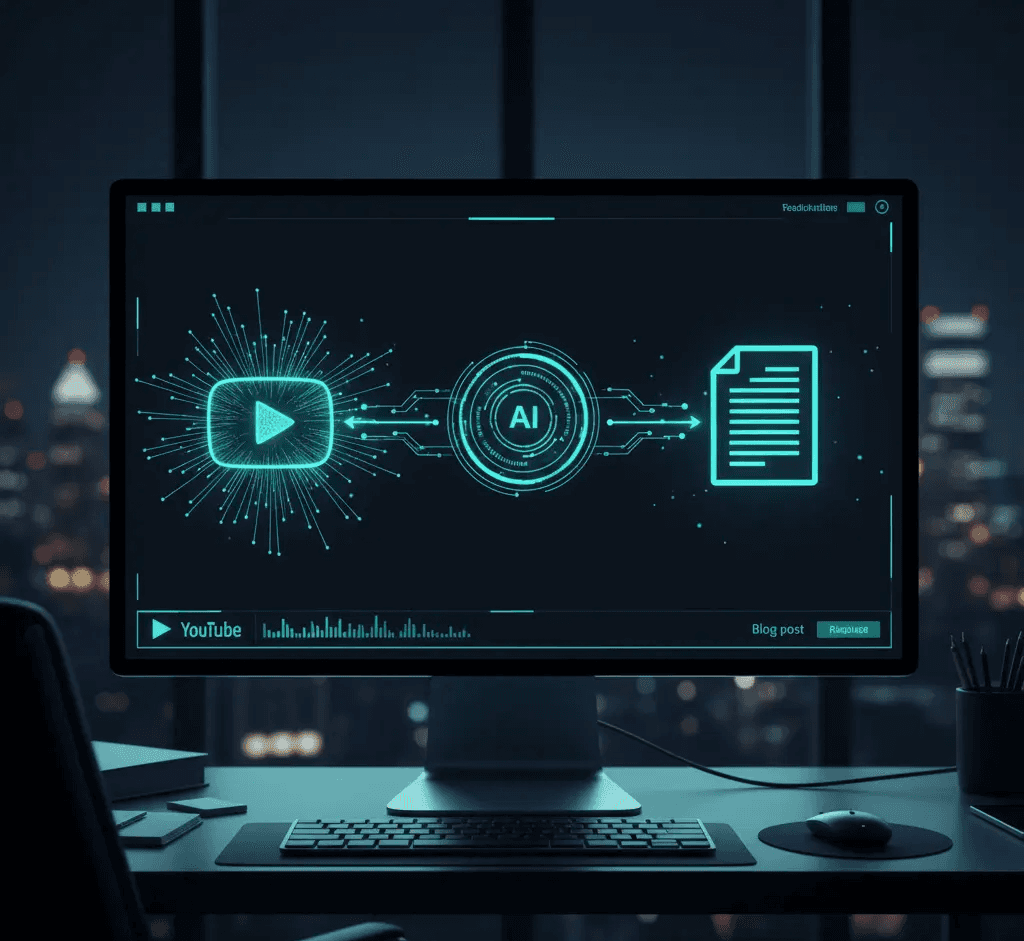 Illustration of a customer persona builder dashboard. A free strategic AI marketing tool by Mahendra, digital marketing specialist.