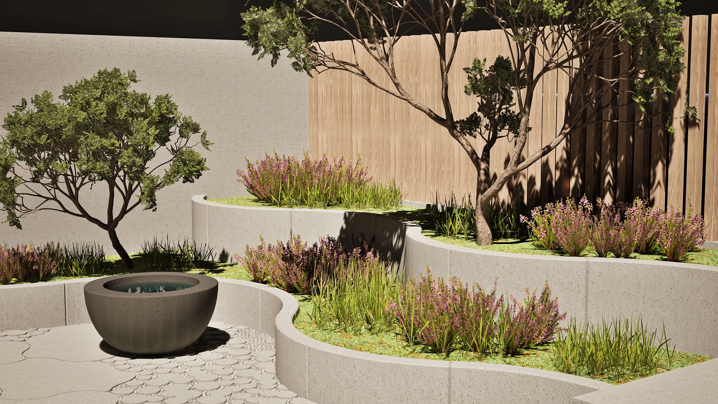 detail van beursstand geïnspireerd op japanse elementen