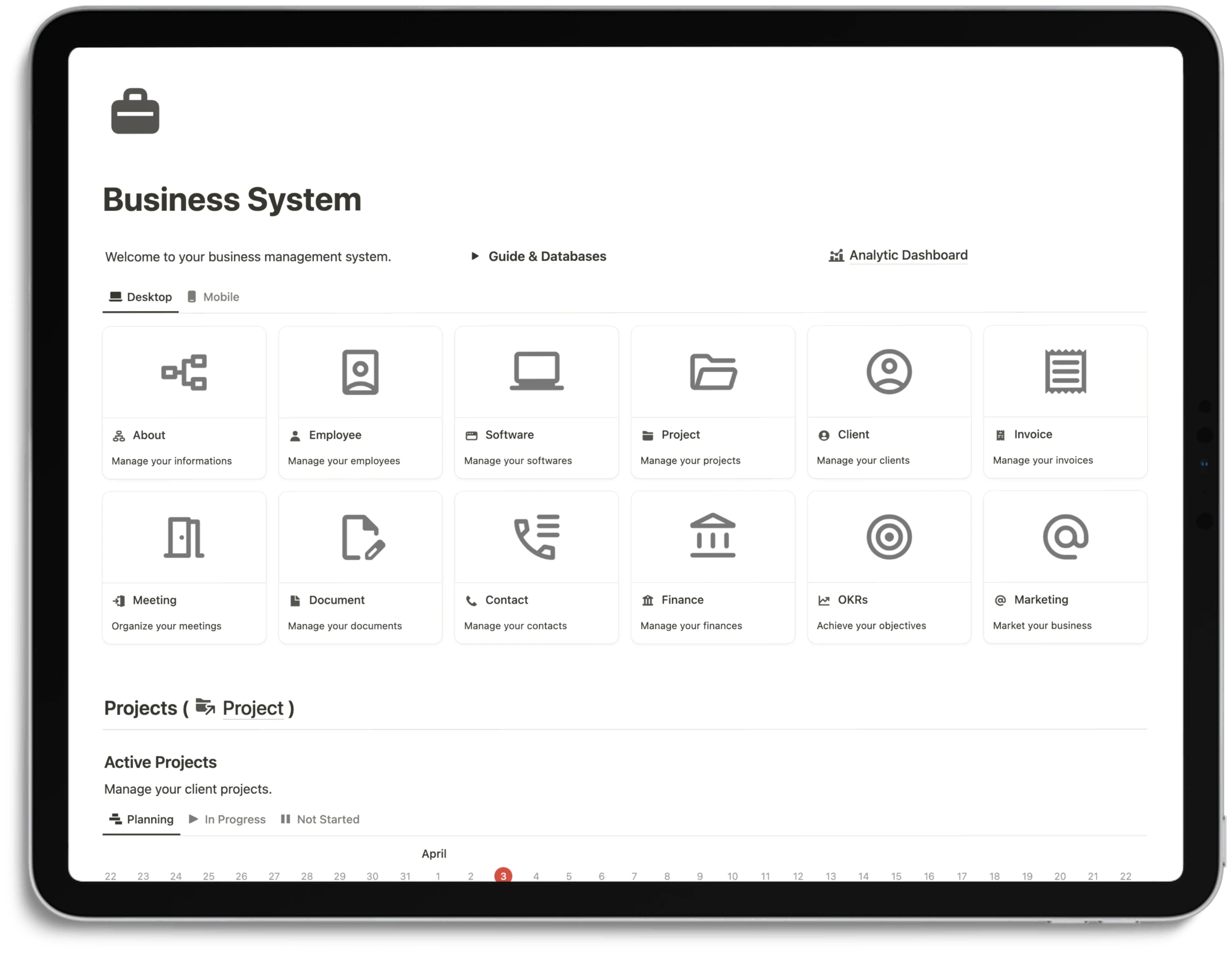 Notion Business Sytem