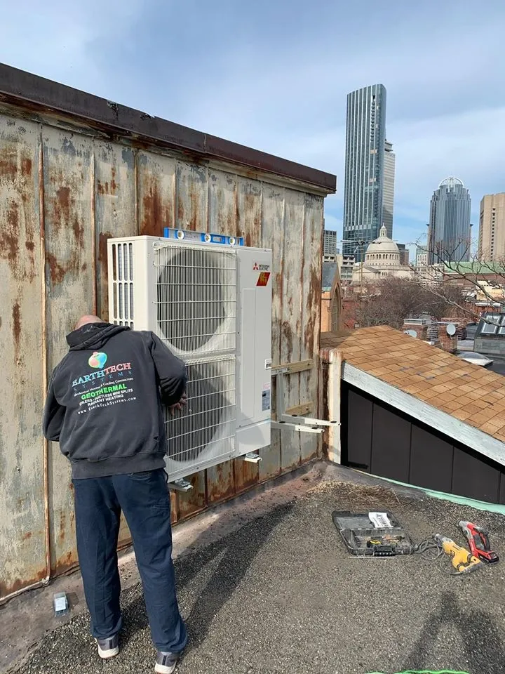 Outdoor Unit on Sling