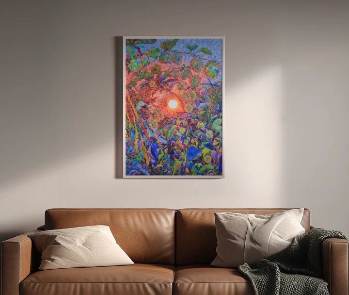 premium art poster and canvas prints, with originals available, from QART , of the artwork " Hop "
