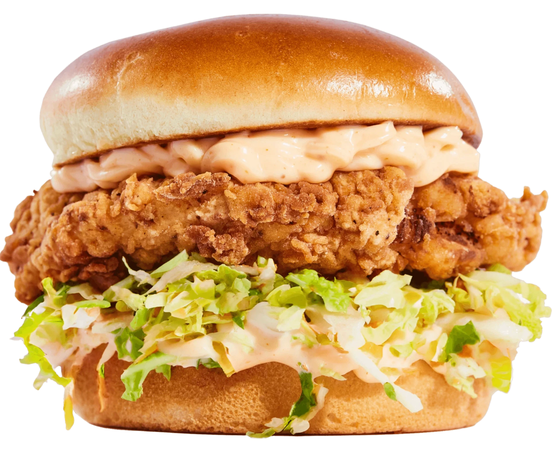 Herb and buttermilk brined crispy chicken sandwich