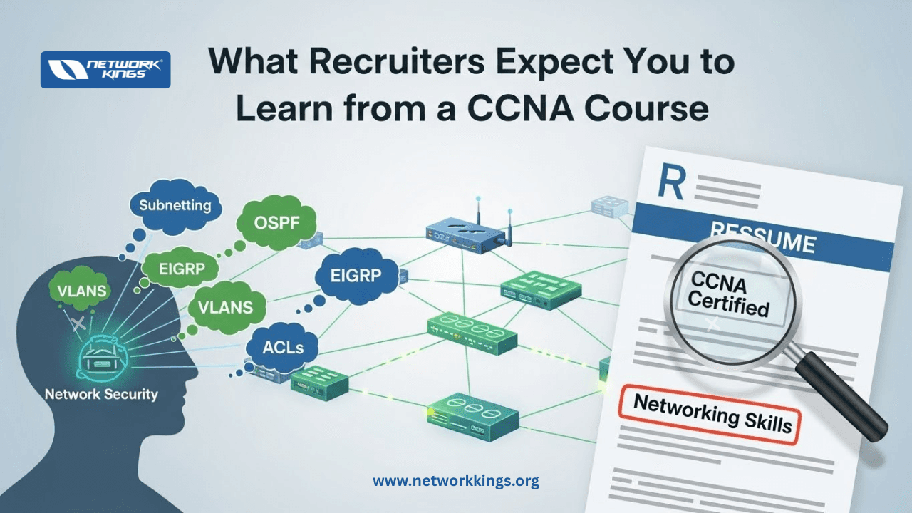 What Recruiters Expect You to Learn from a CCNA Course