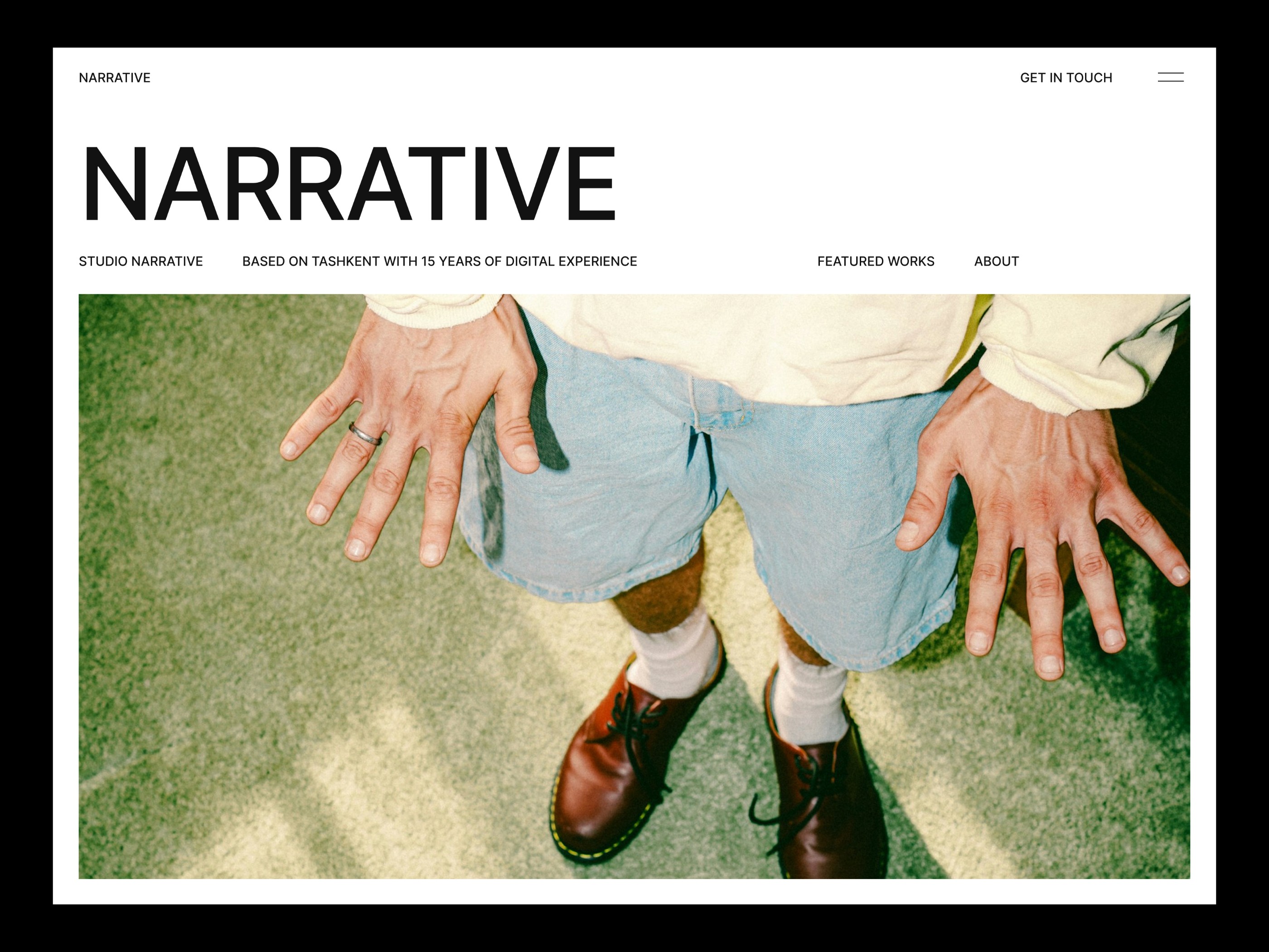 Narrative — 黑白极简现代创意机构官网设计灵感