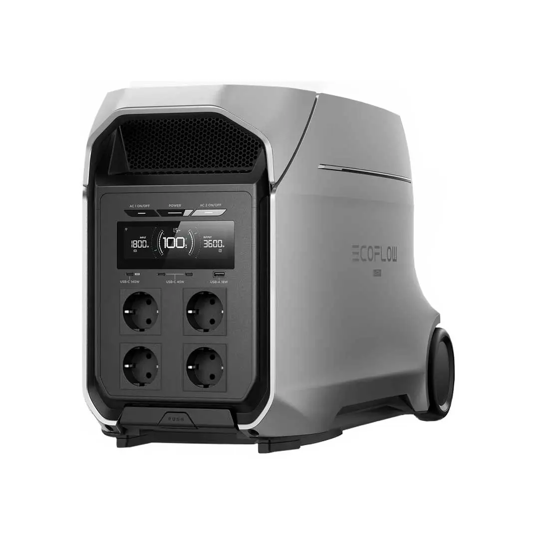 Зарядна станція EcoFlow DELTA 3 Ultra Plus — вигляд спереду та збоку
