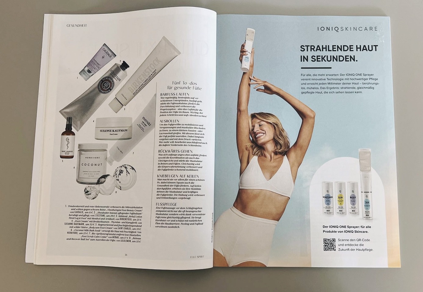 IONIQ Werbeanzeige Magazin
