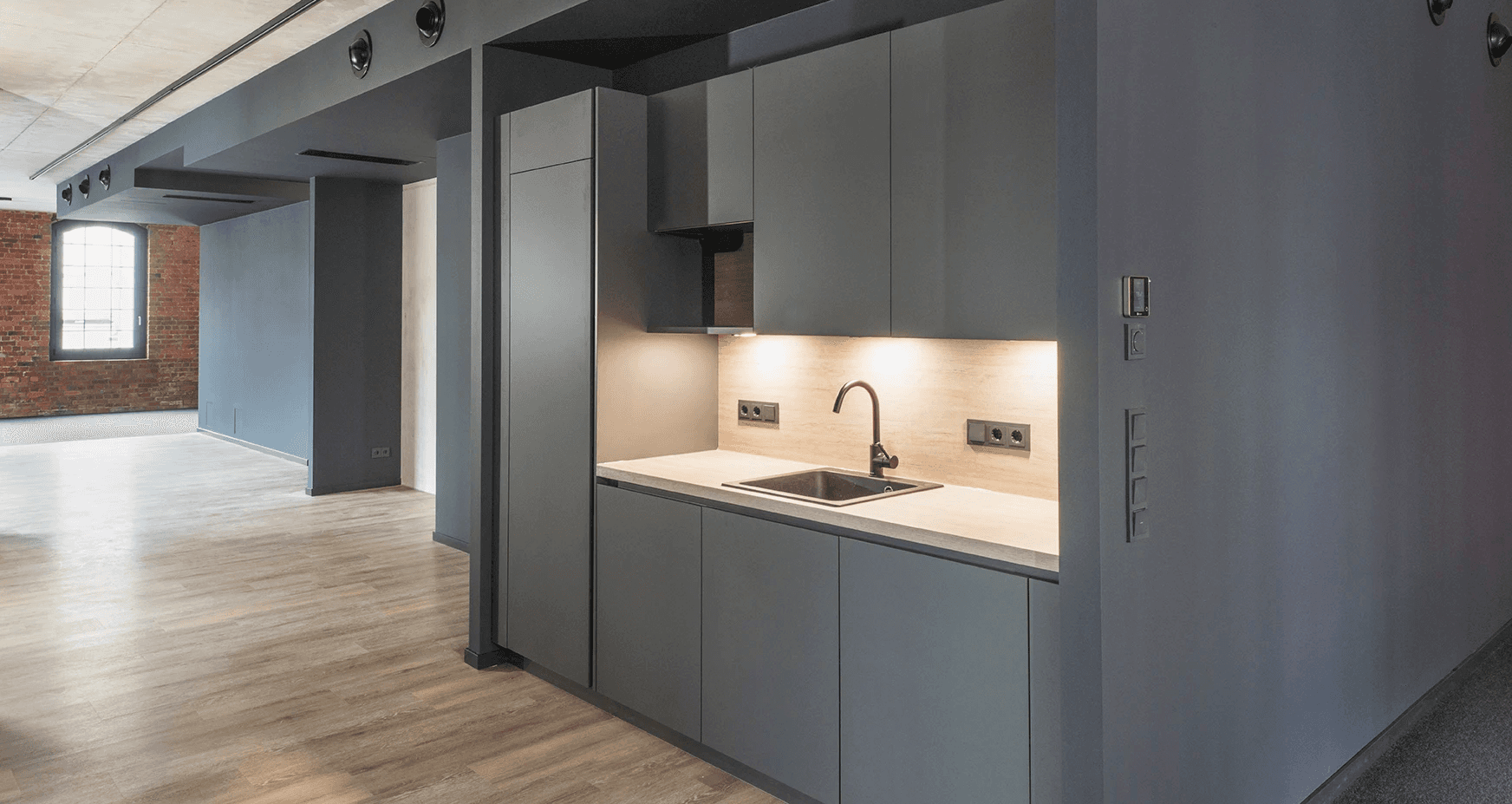 GoldbekLofts Winterhude Küche Ausbau