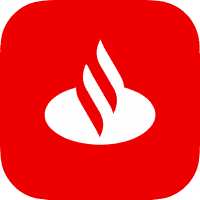 Logo Santander integrado ao Visor por Open Finance