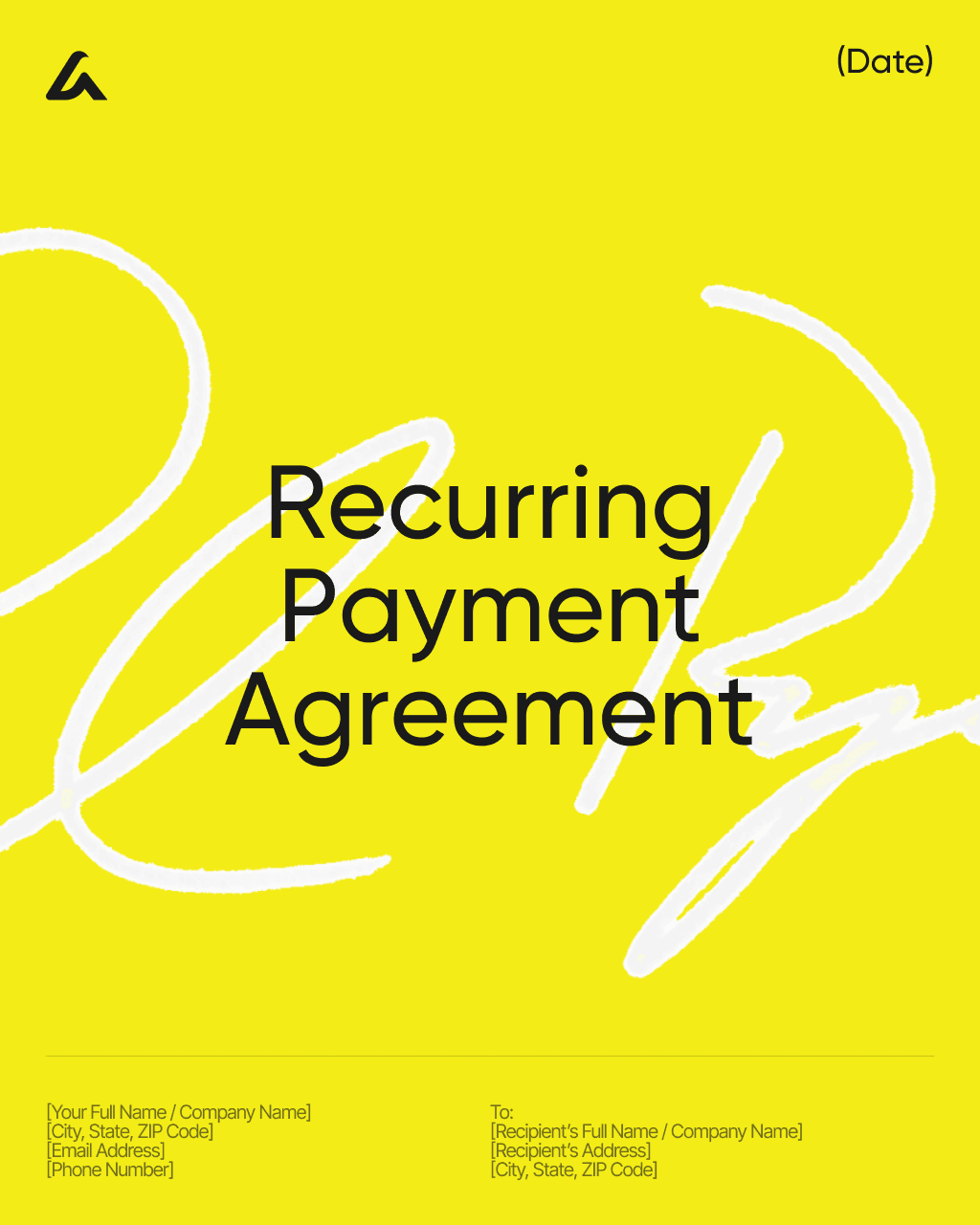 Recurring Payment Agreement