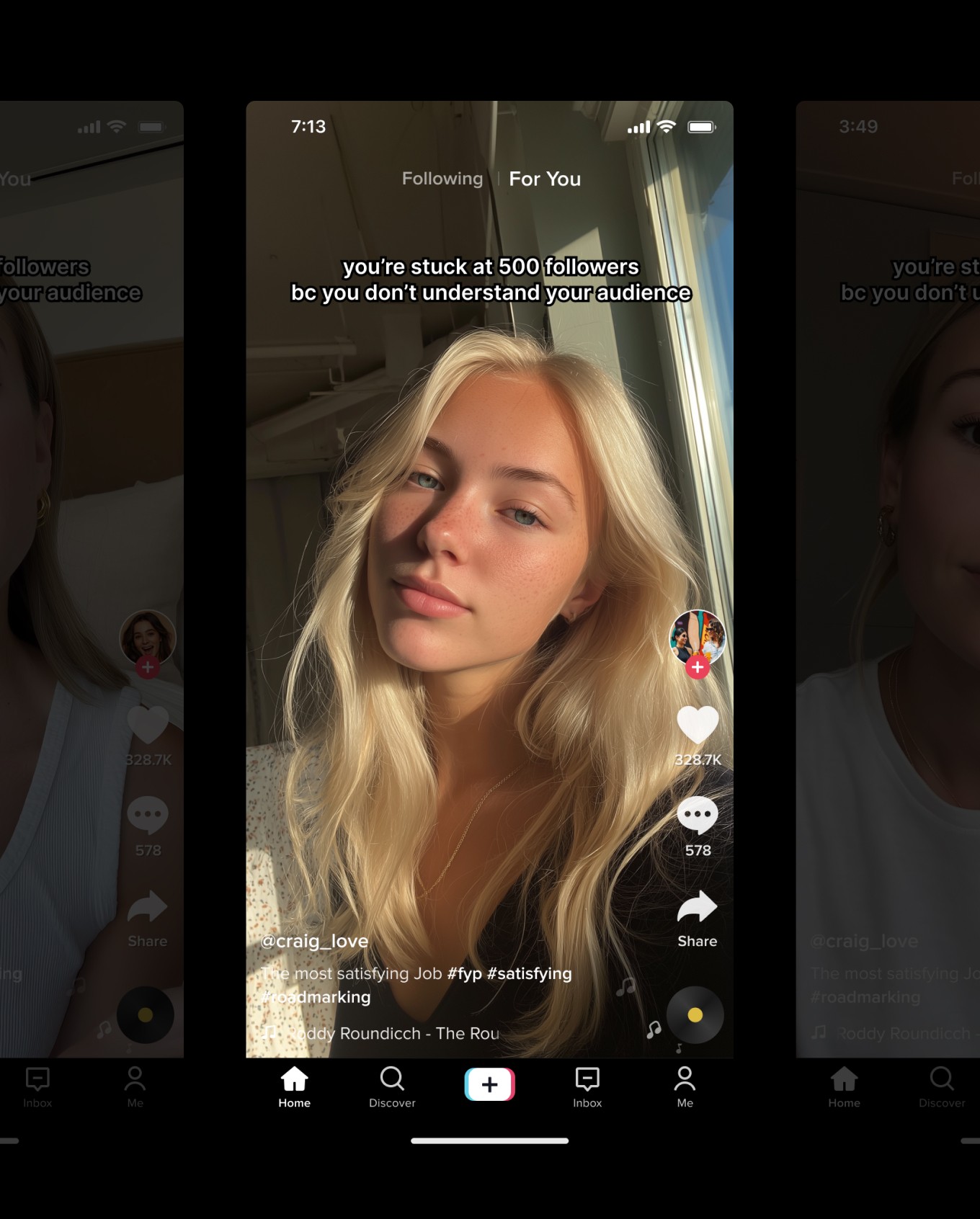 TikTok UGC videos created in Diffusion Studio, showing how creators can quickly produce frequent social content with Diffusion.