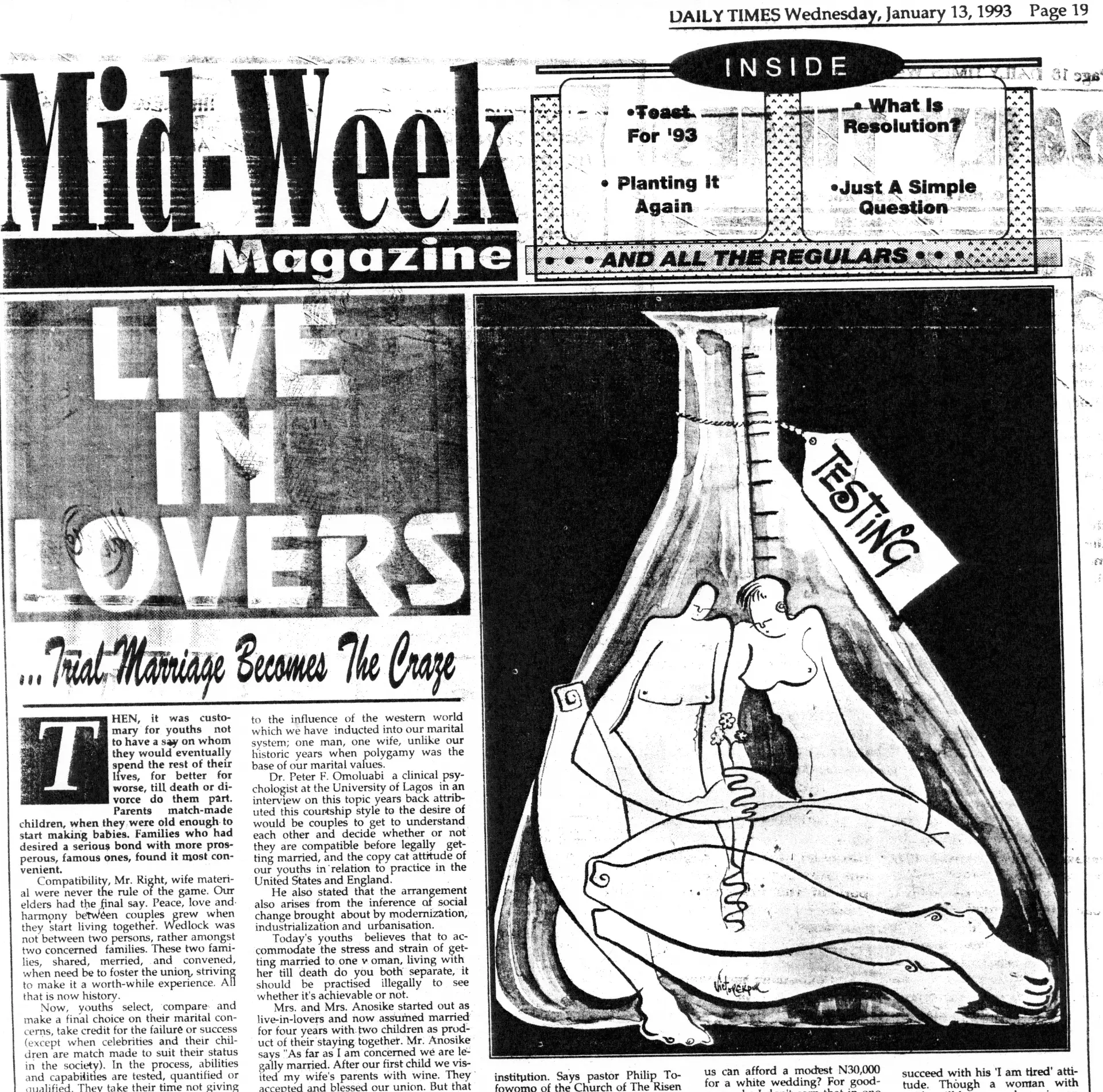 Victor Ekpuk Illustrations Daily Times newspapaer