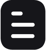 Iconly document icon, Bold