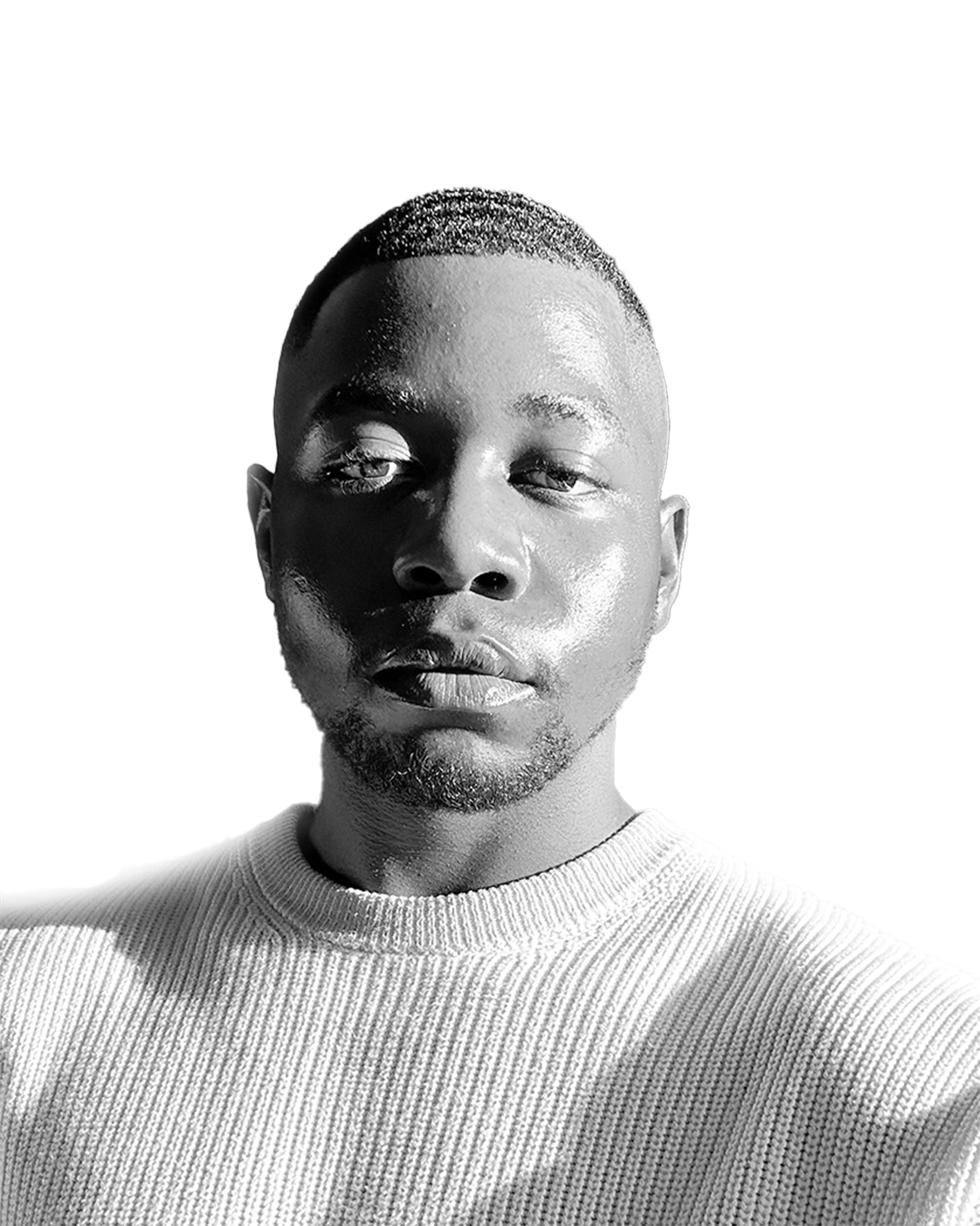 Portrait of portfolio creator – front view