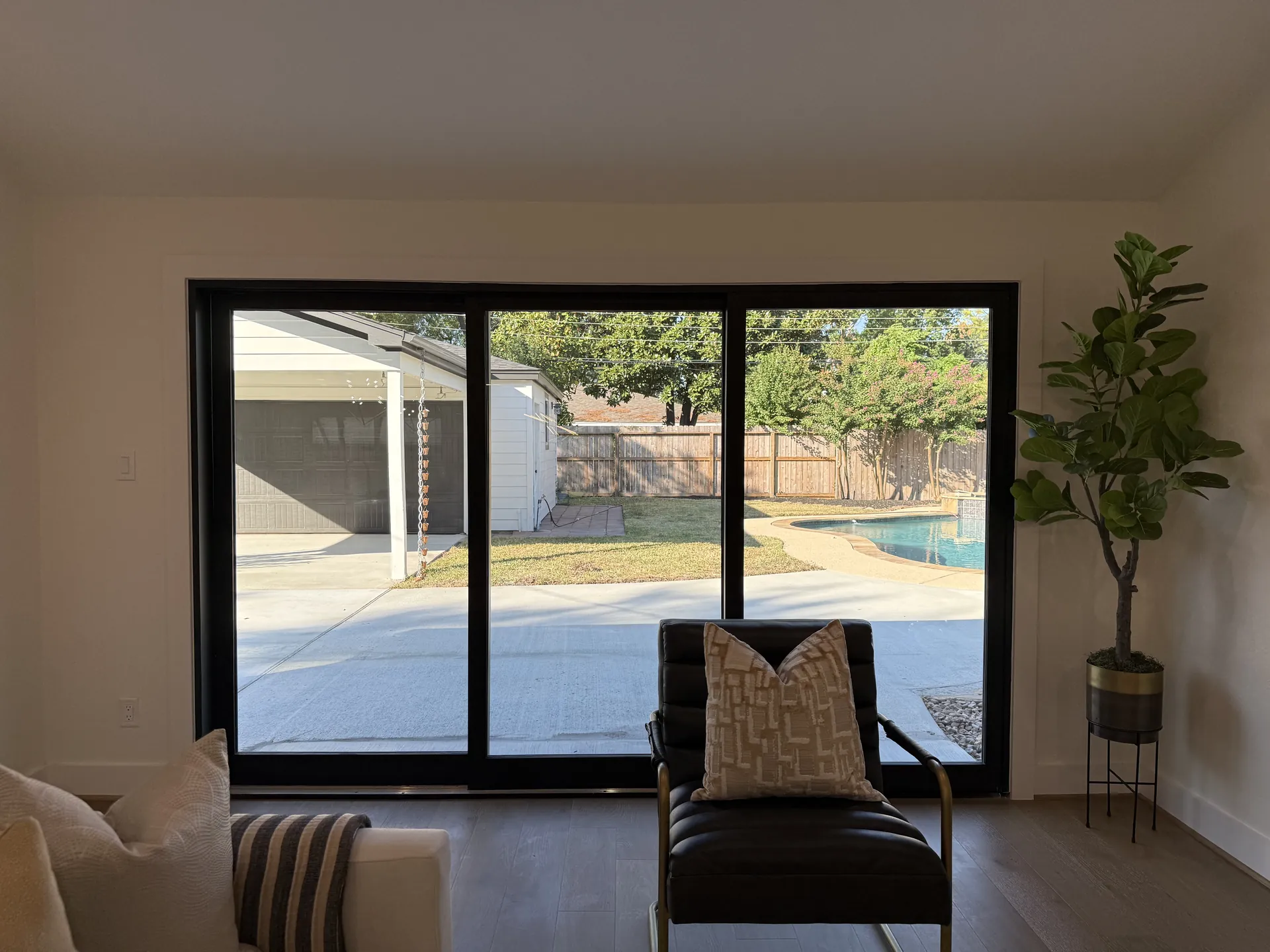 Pool and patio areas