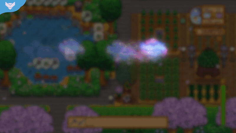 Animated Lofi Night alert preview appearing over a gameplay scene.