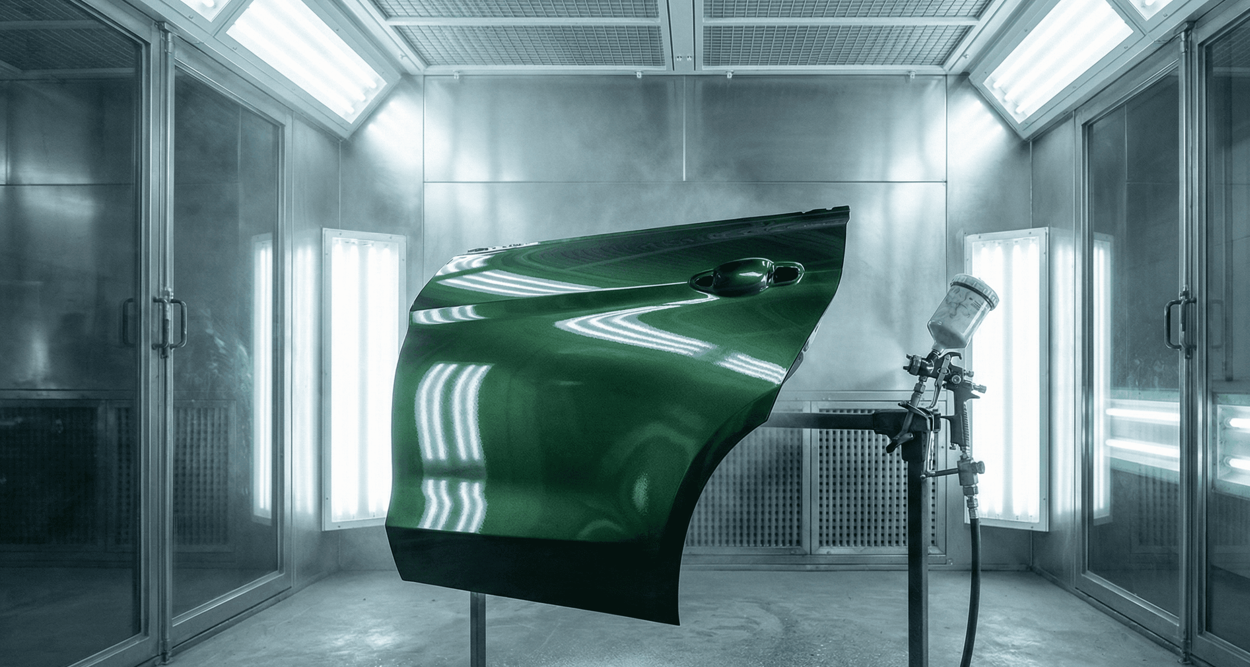 Cabine de peinture professionnelle