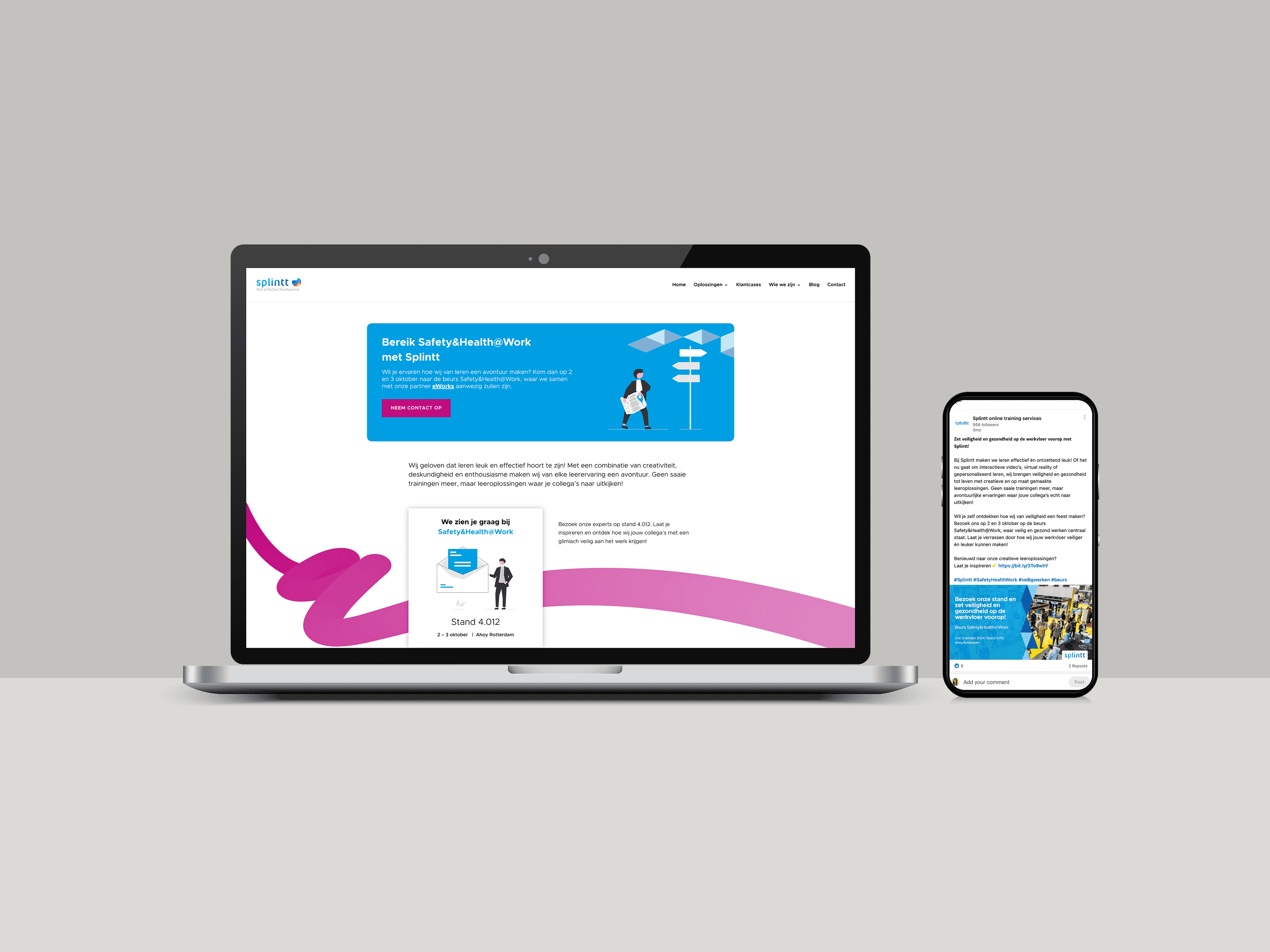 A screenshot from the Stuff page of the website