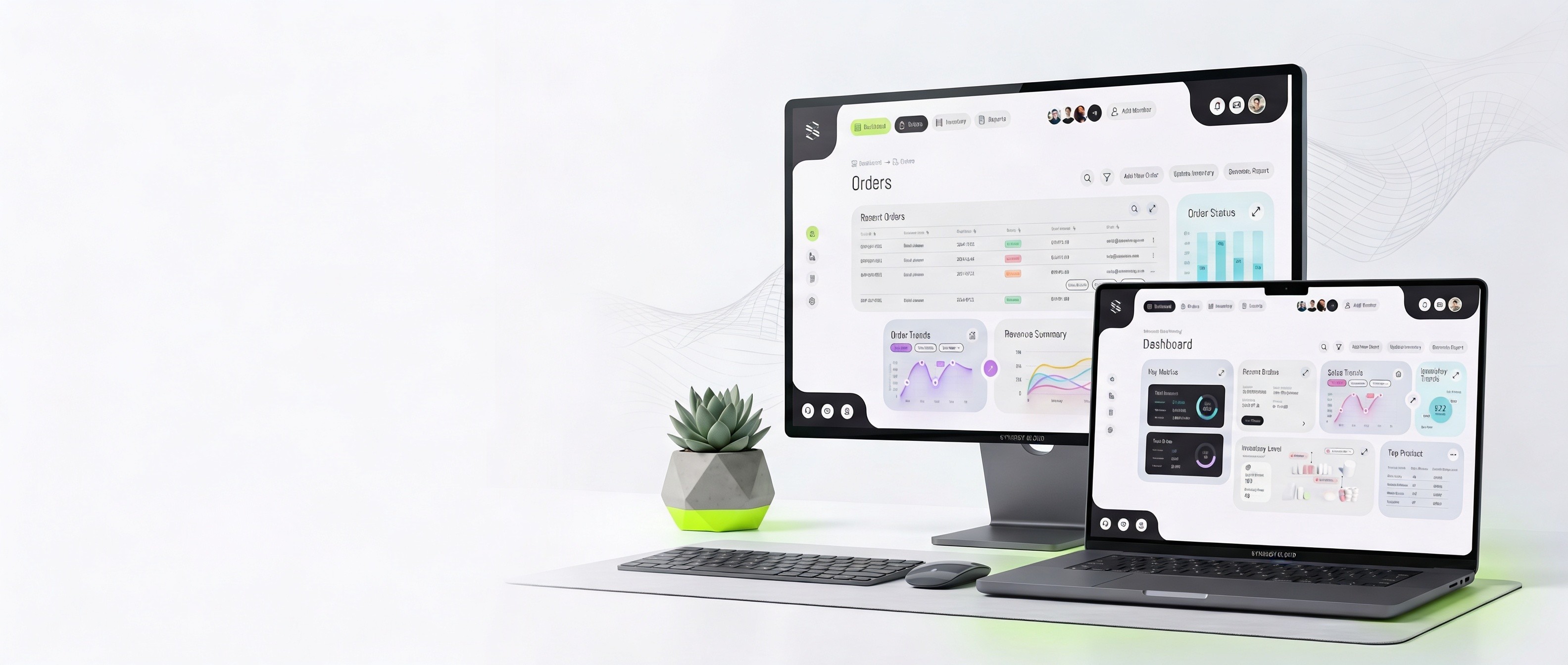 Lady with Design wireframe