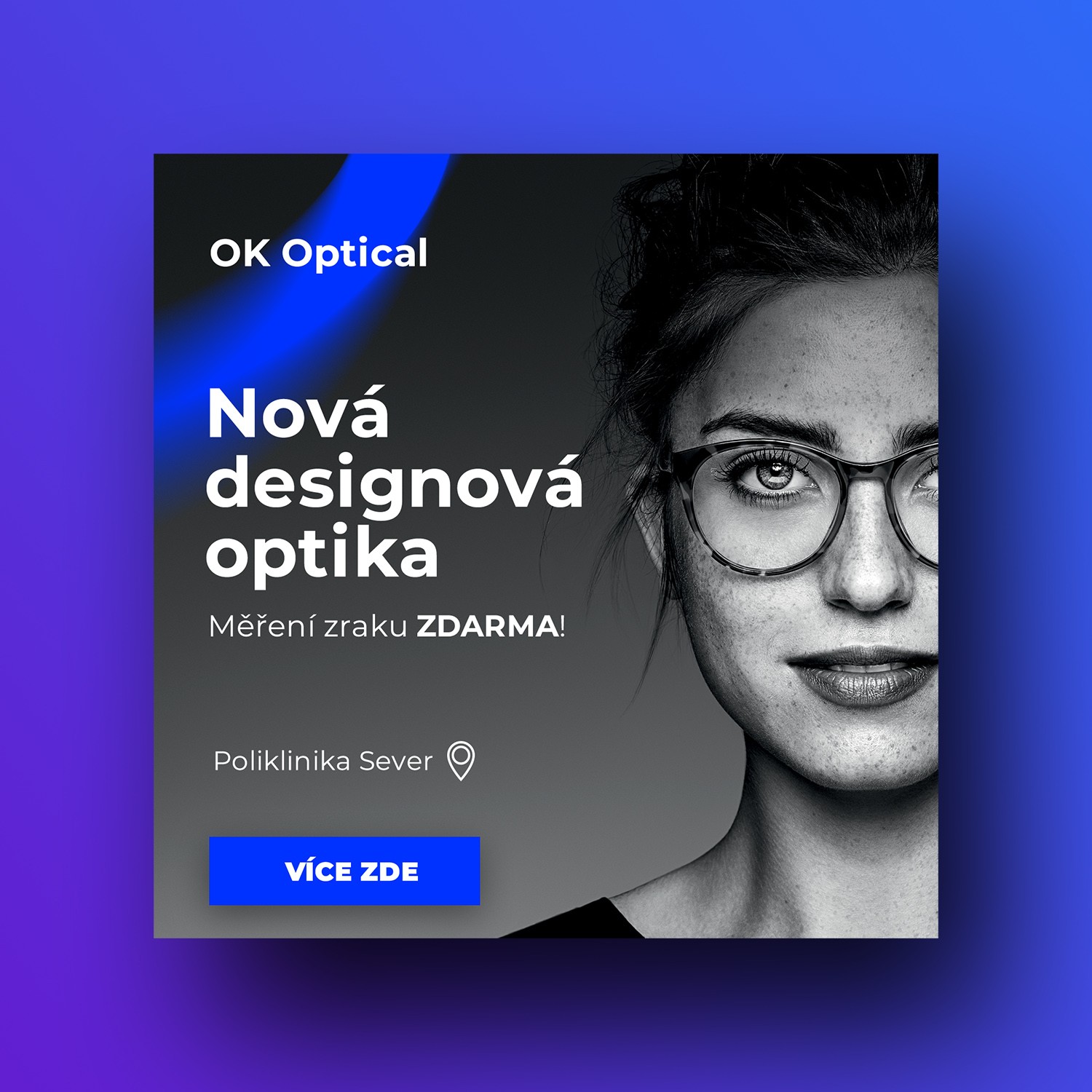 Brand identity pro OK Optical – vizuál 6