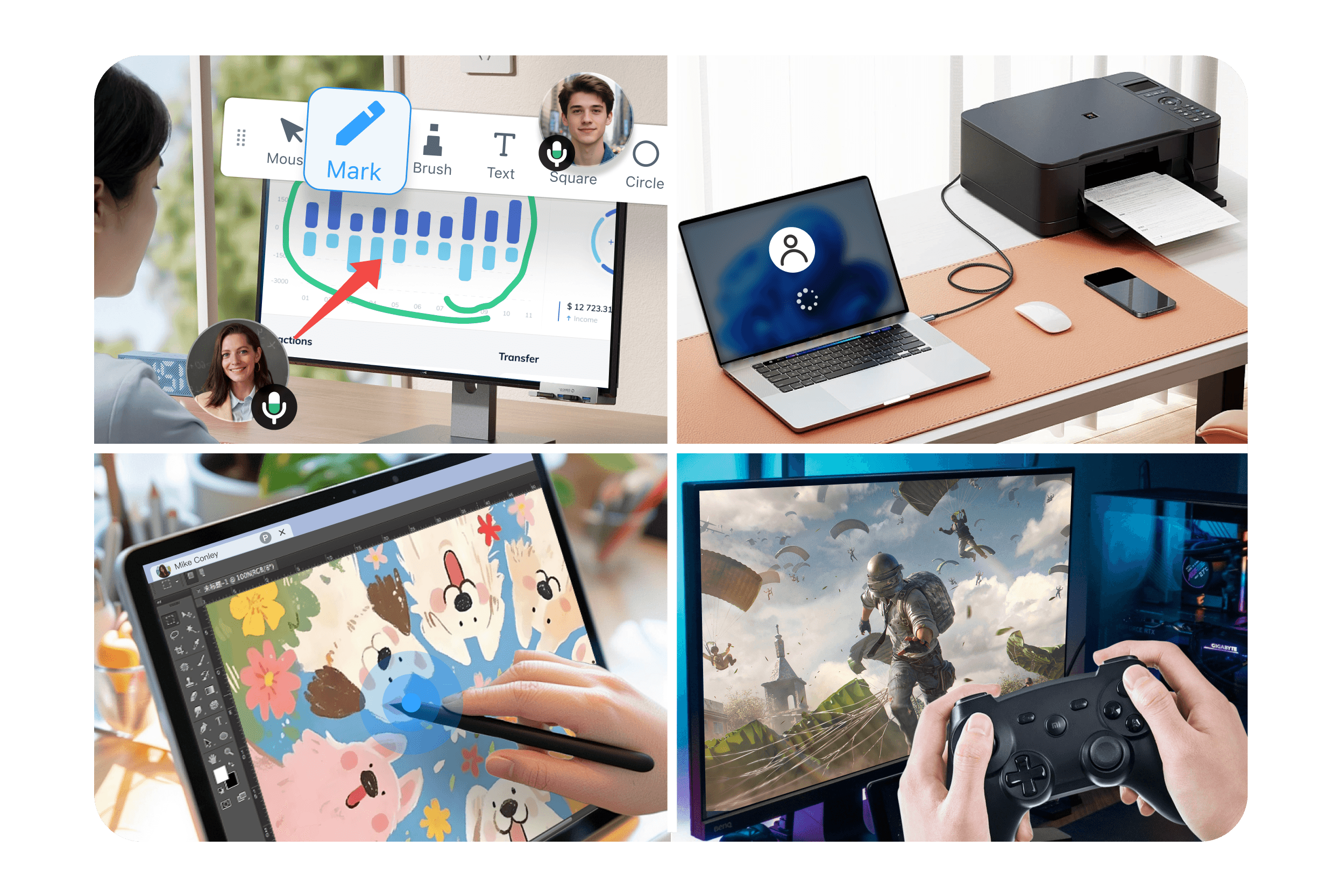 DeskIn Comprehensive Solution for Diverse Remote Needs