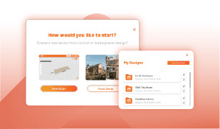 Create and Manage Designs in 3D Tiny House Designer software