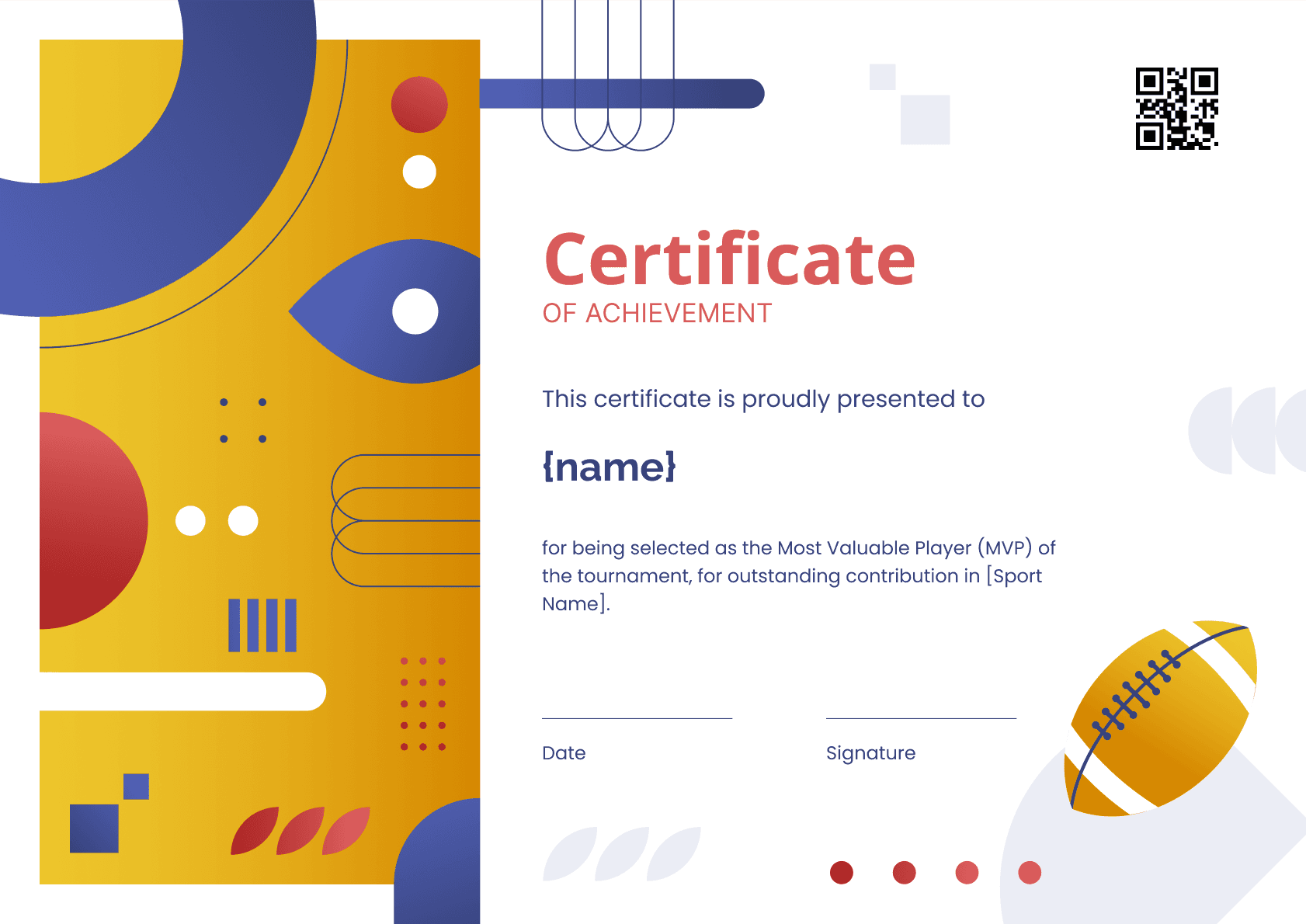 Wauld - Professional and attractive green recognition badge template