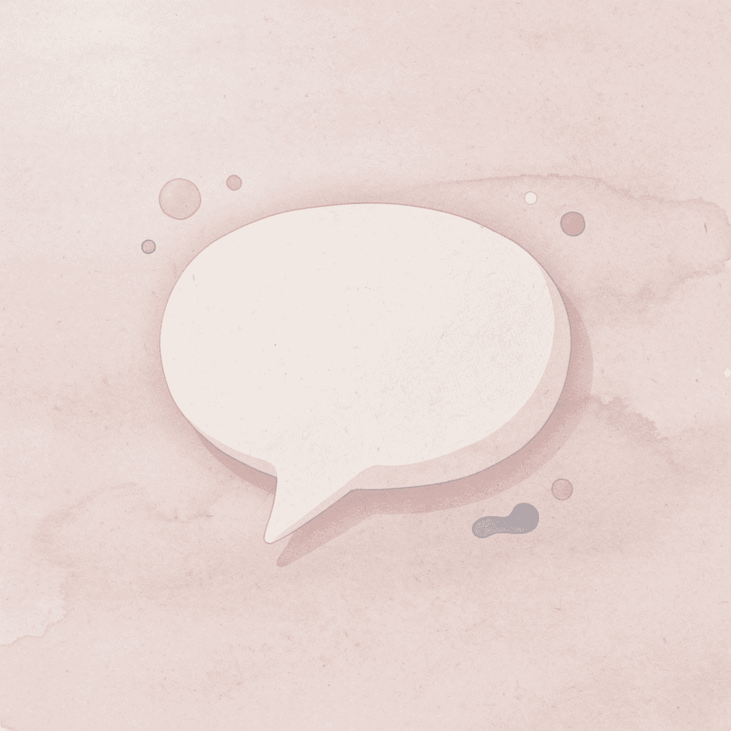 Speech bubble icon representing Arabic phrases as communication tools