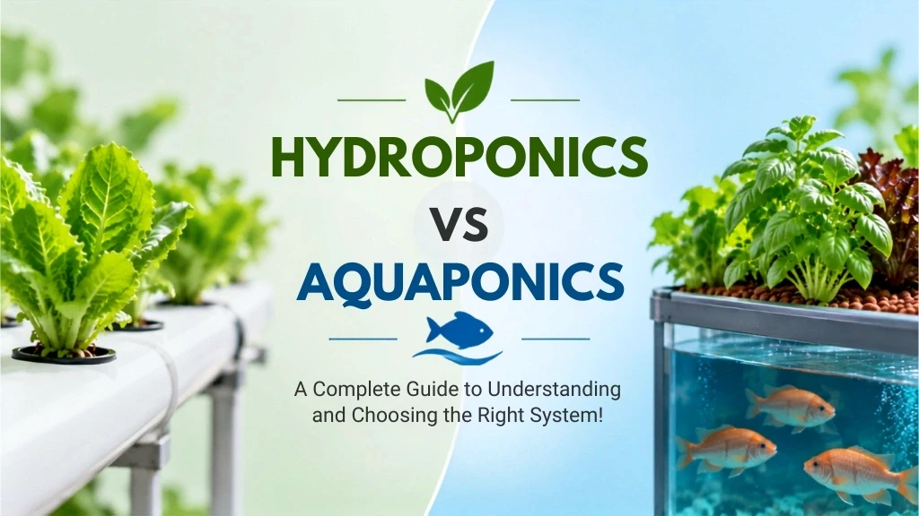 hydroponics vs Auquaponics