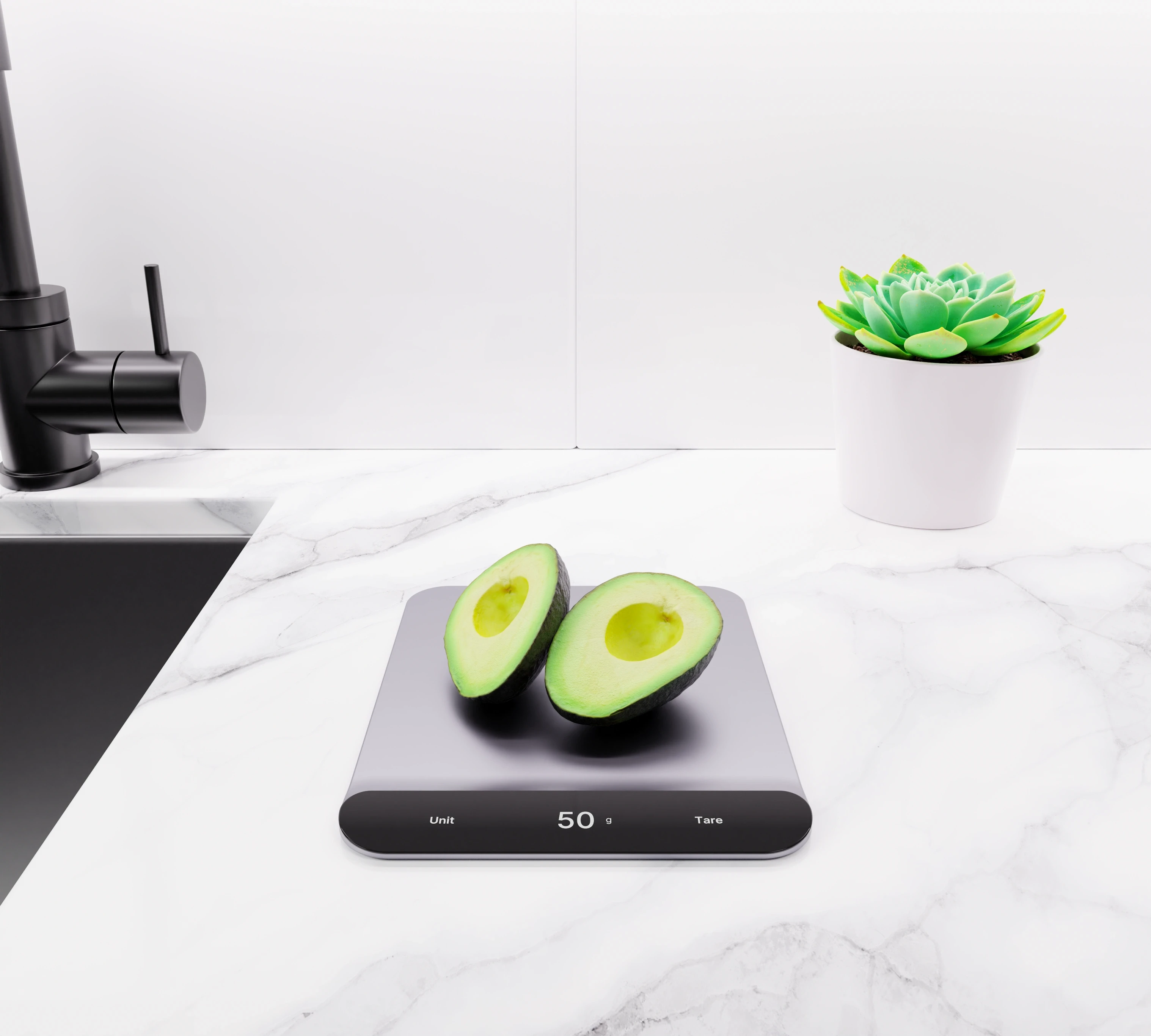 Coti food scale with Coti app