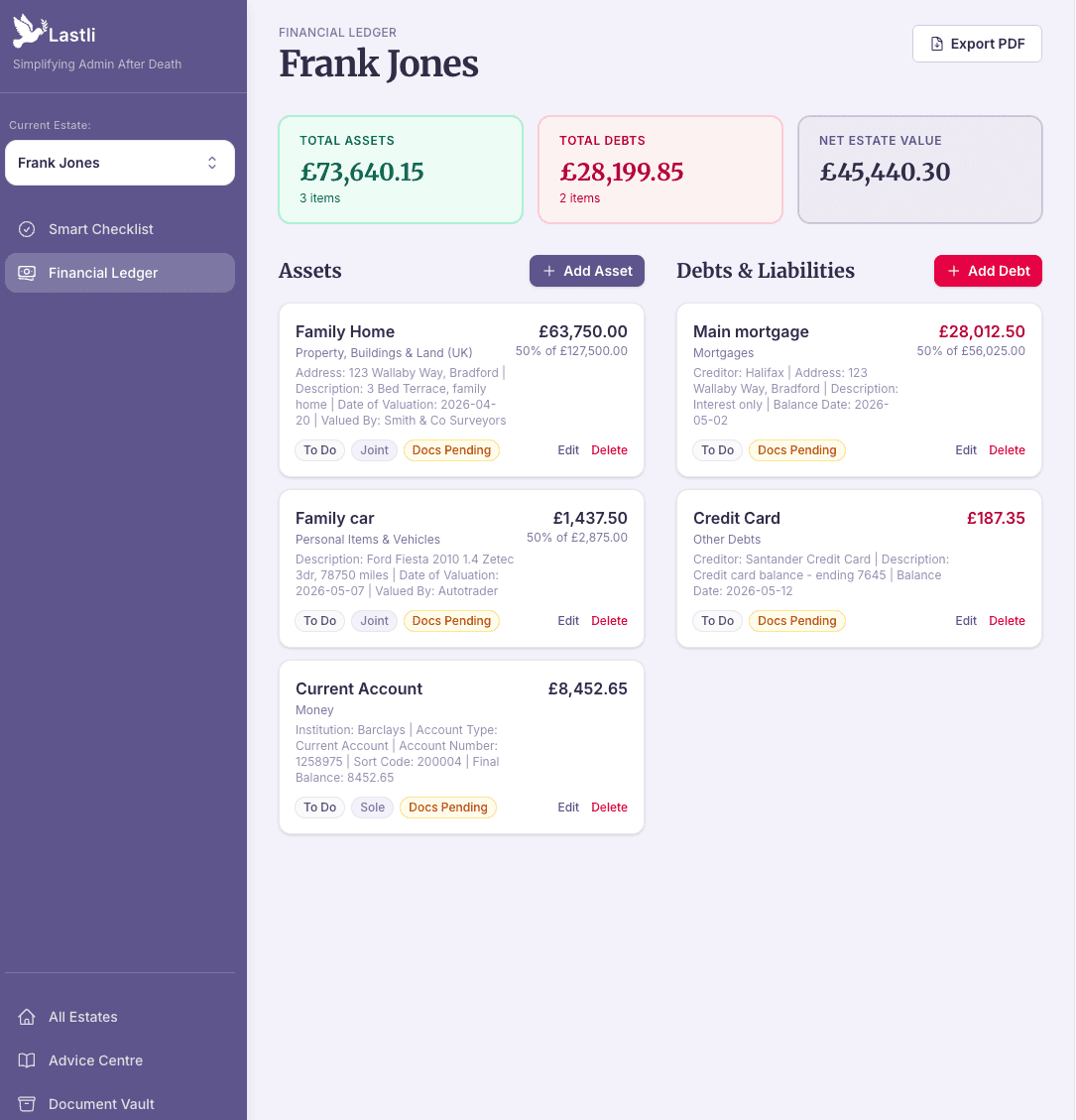 A screenshot of some of the content inside the Lastli Toolkit
