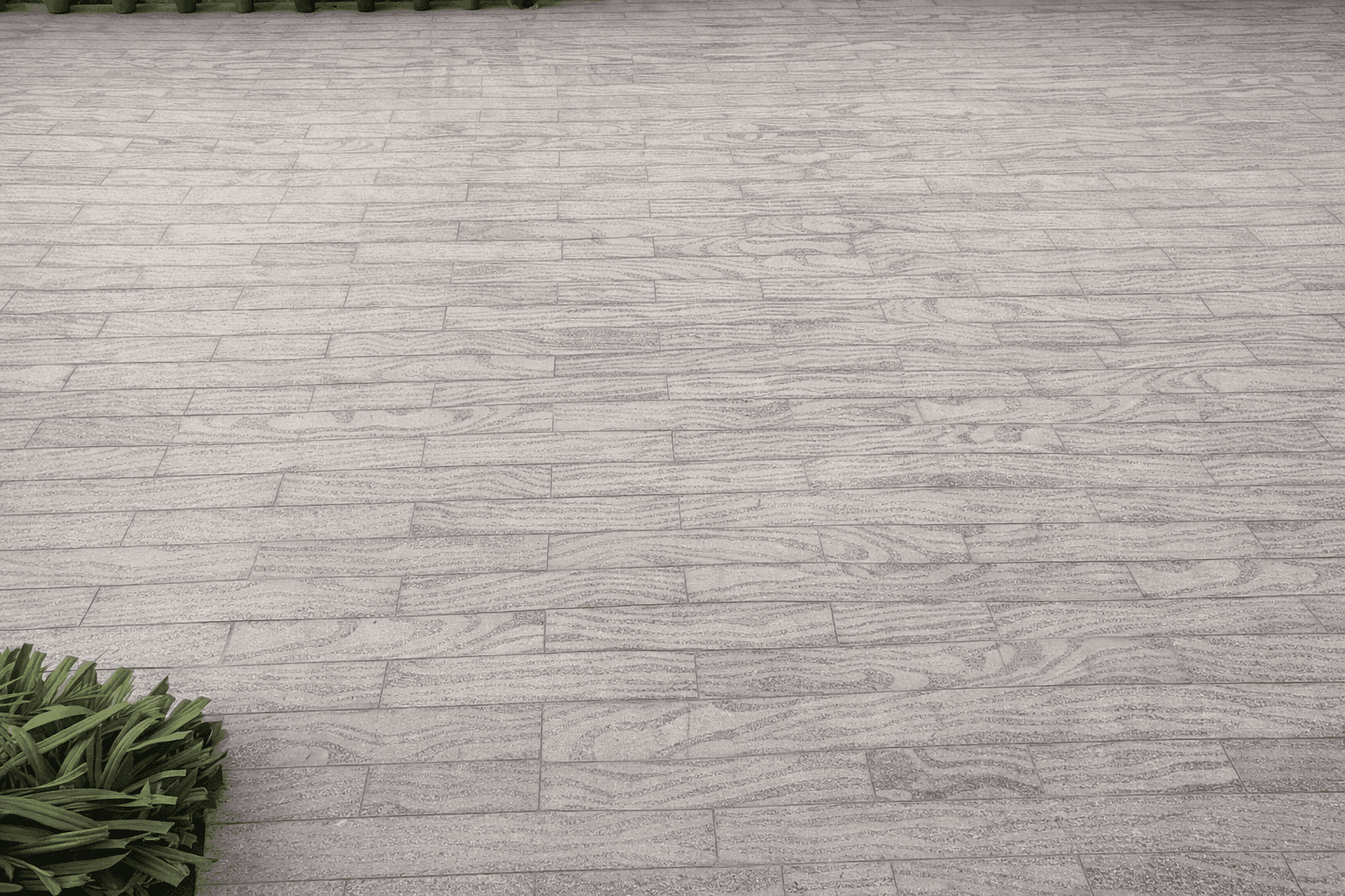 Close-up of Stoovo stone texture showing linear surface pattern and finish