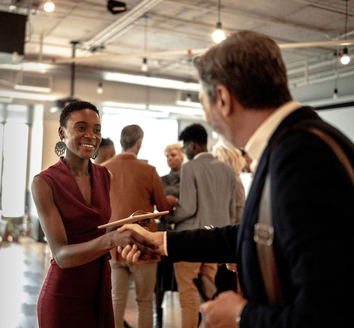 photo of church small group for adaptive reuse