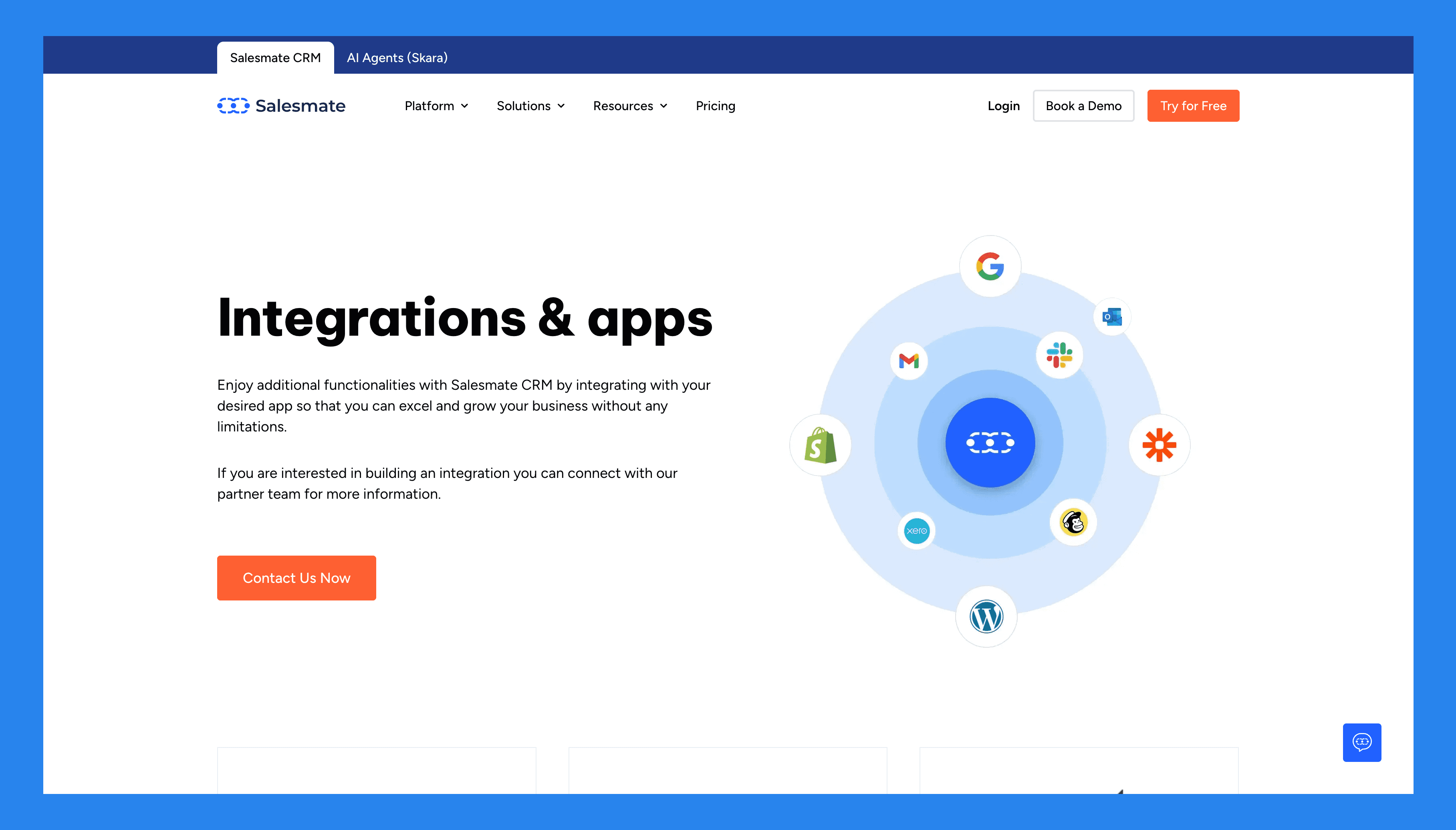 Salesmate’s Key Features: Integrations & API