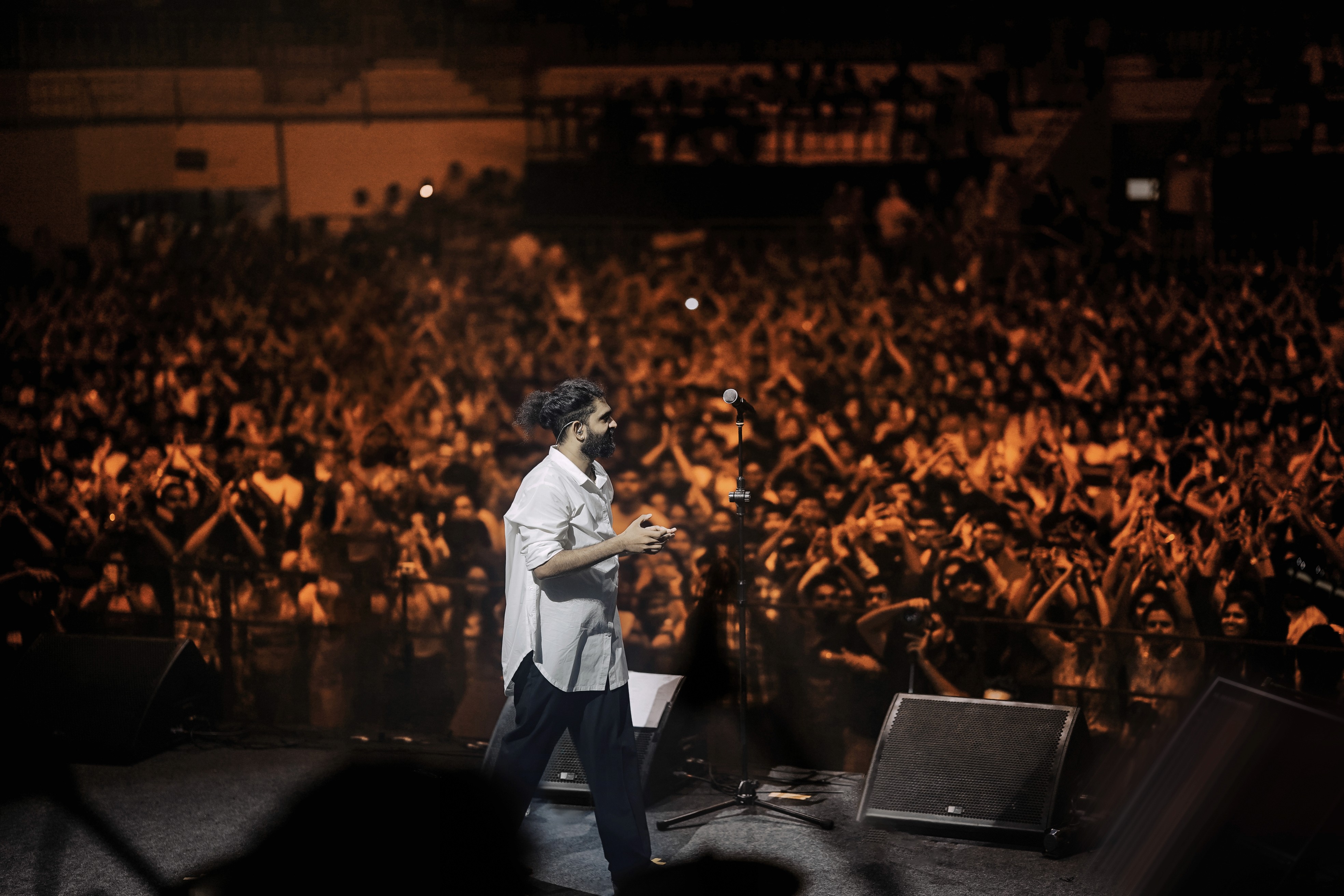Guests enjoying drinks and city views at the rooftop bar of Hyatt Centric Hebbal Bengaluru, a premium leisure destination