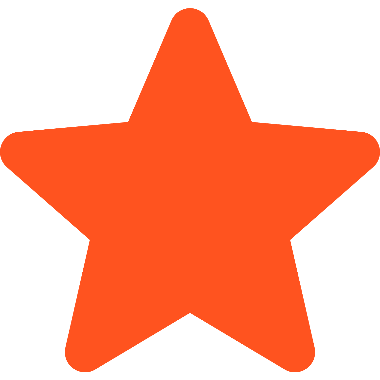 Orange star.