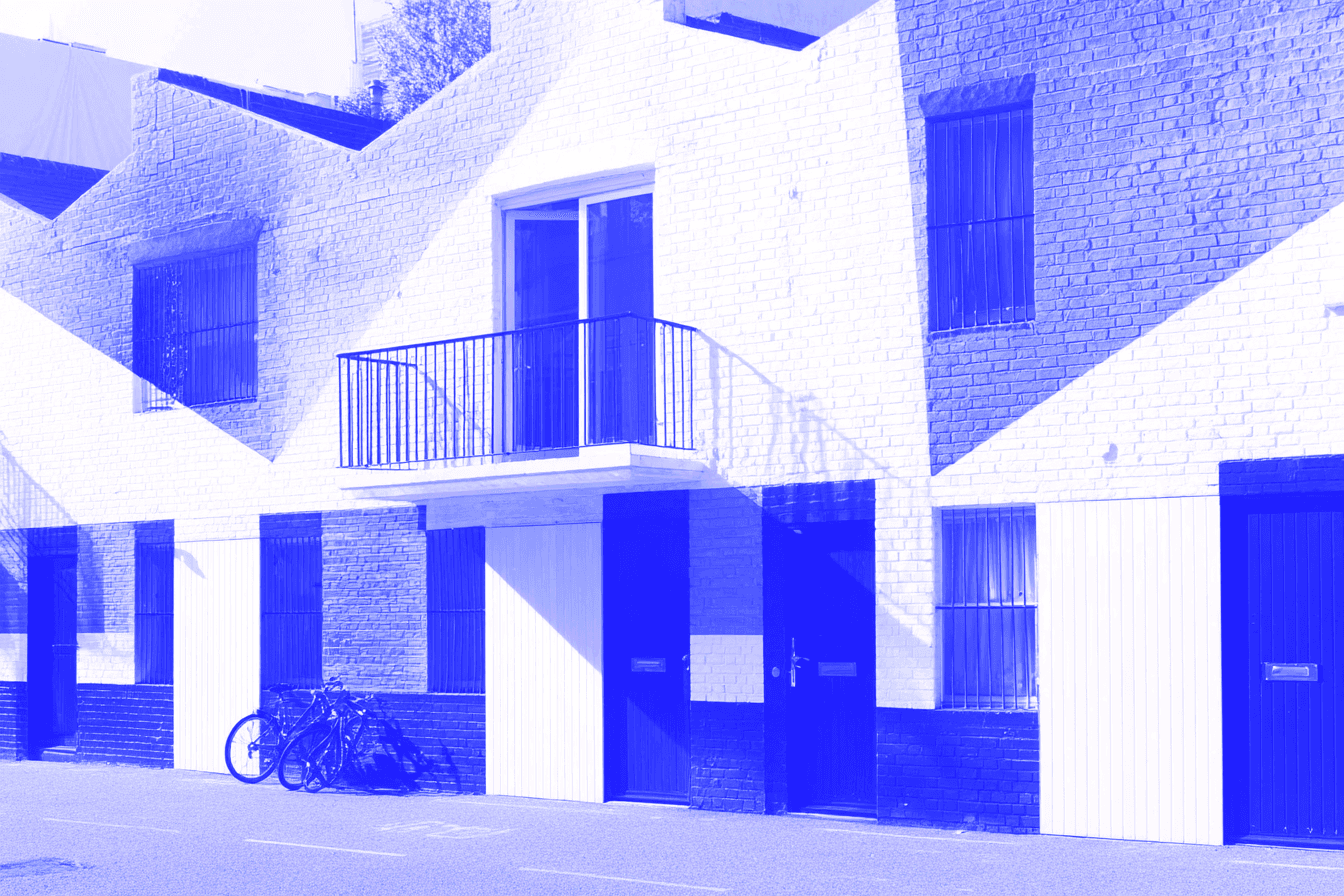 Terraced student house in a UK university city let as an HMO