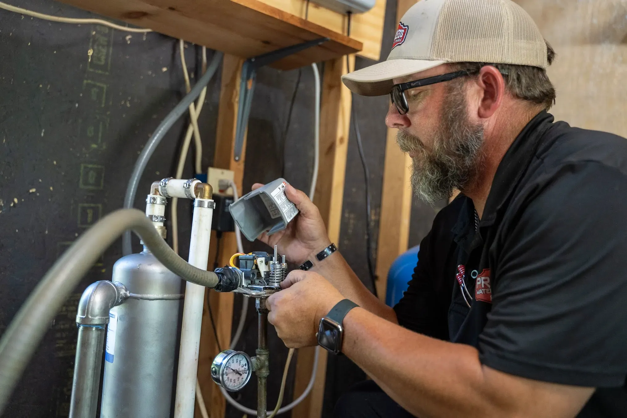 Plumbing Repair - Flowcore technician at work