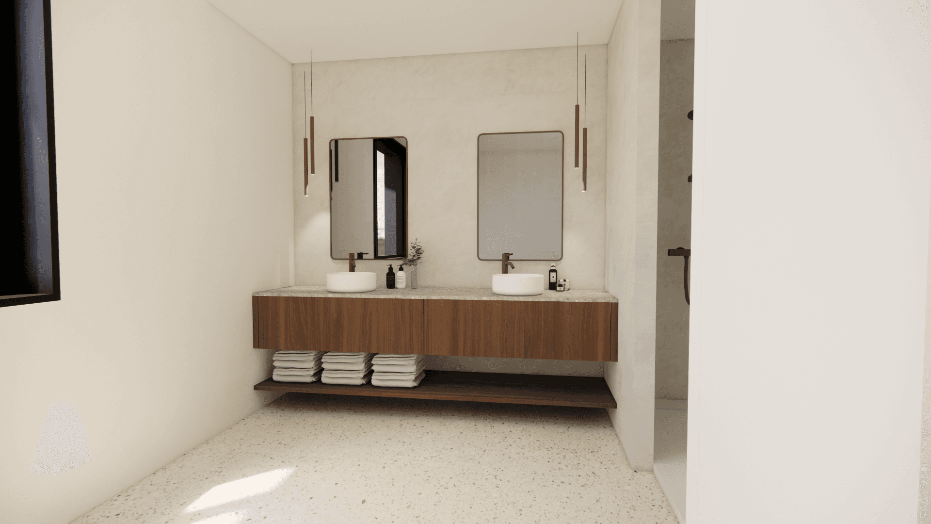 render badkamer modualire woning hubley