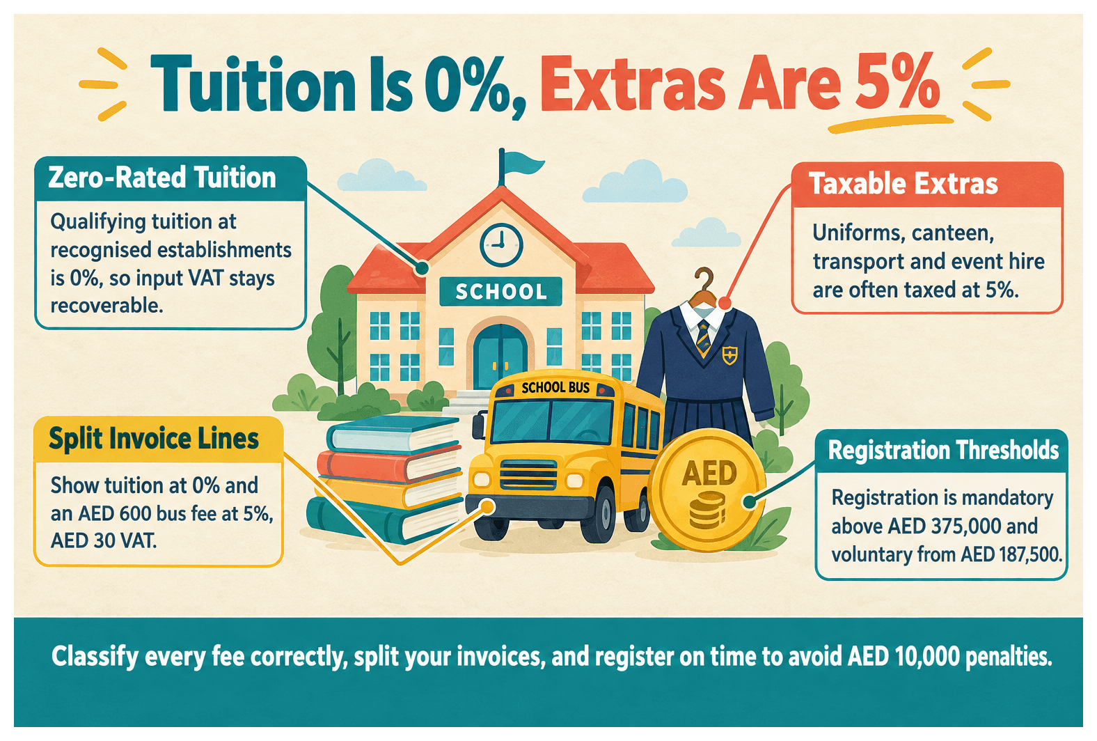 Infographic: VAT Guide for a UAE Education Business