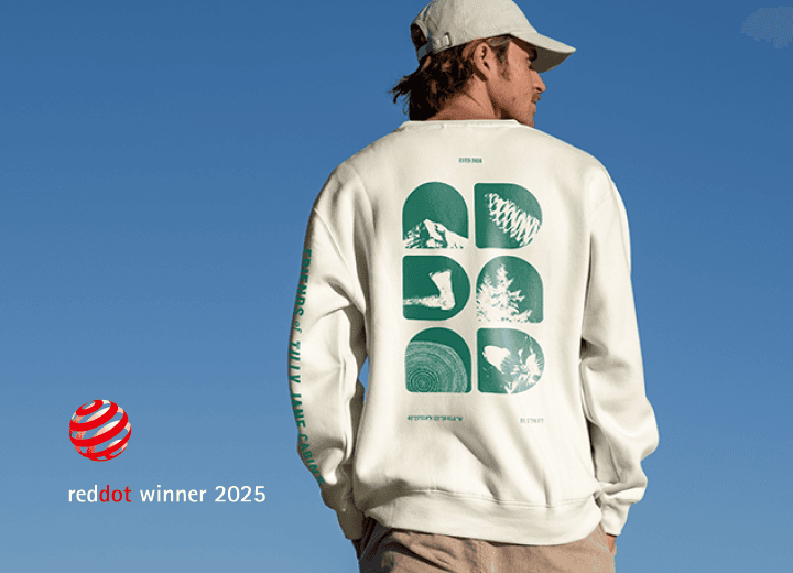 Case study link for a brand identity for Friends of Tilly Jane Cabins