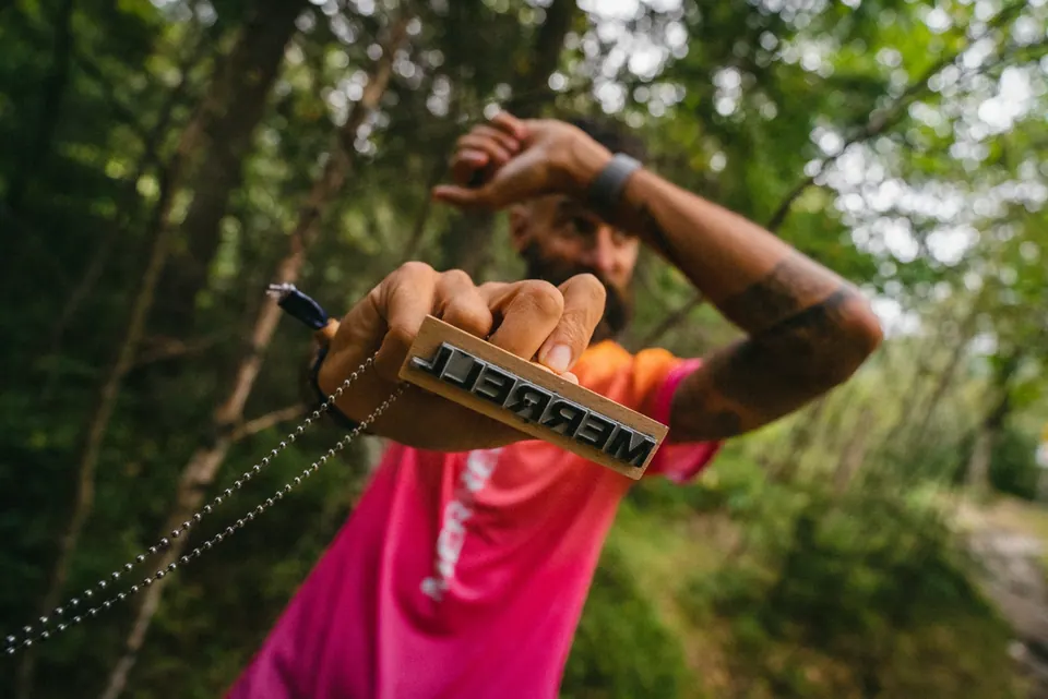 Zoom sur tampon Merrell