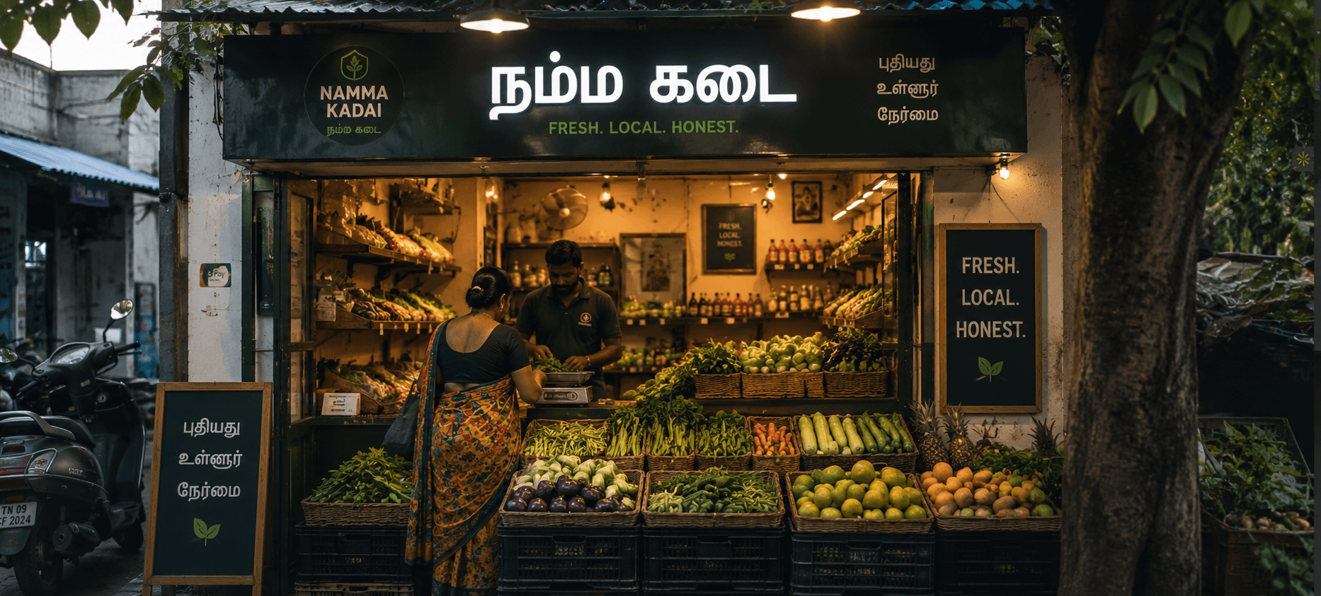 Premium organic grocery store