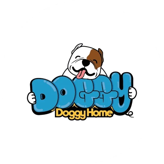 The logo of Doggy Doggy Home.