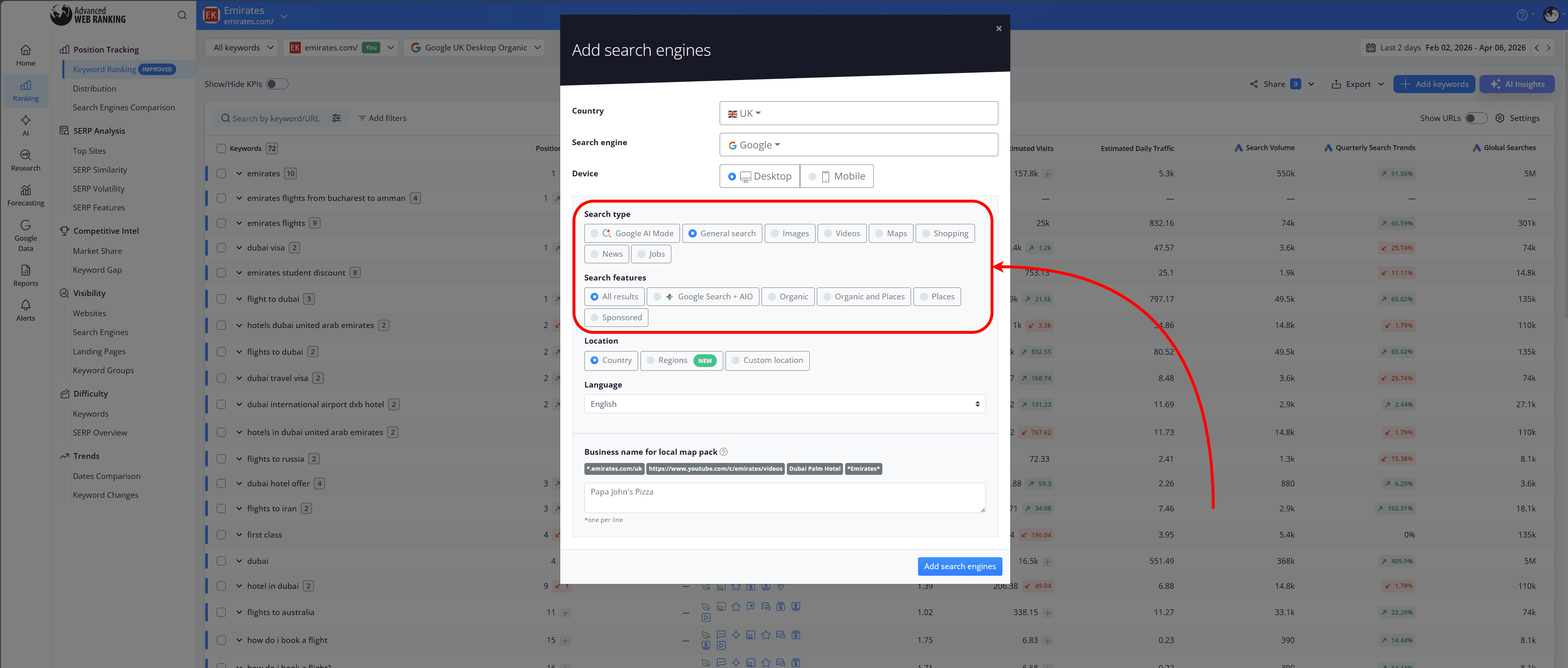 how-to-see-the-types-of-results-that-you-can-track