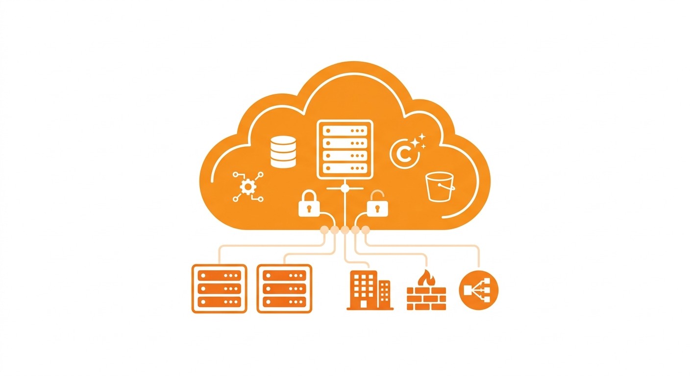 Illustration representing AWS Amplify cloud development platform