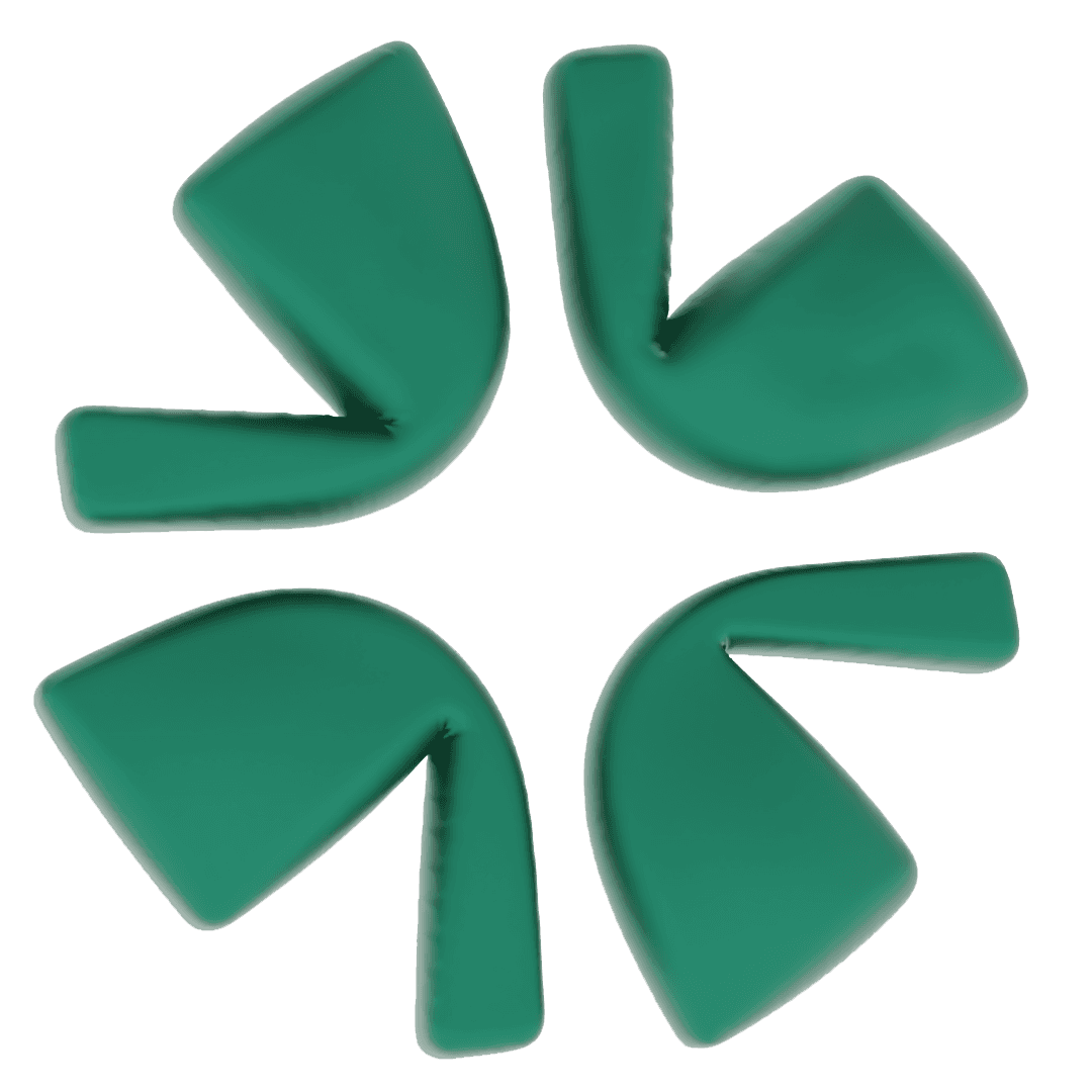 Abstract metalic shape