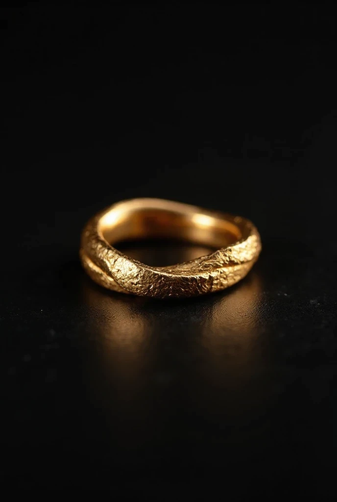 Thin band gold ring