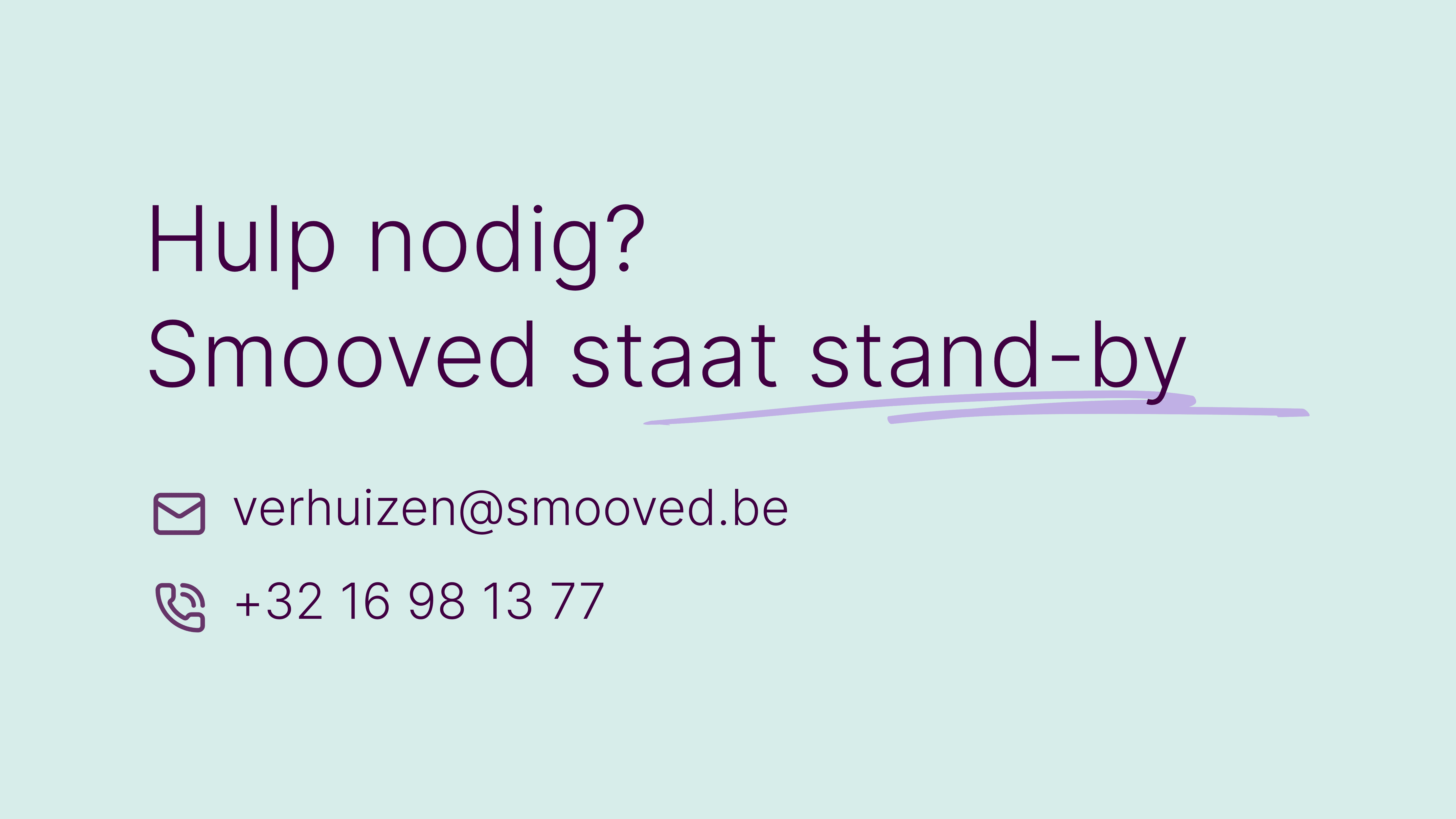 smooved staat stand-by
