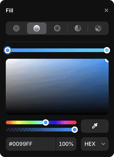 Fill properties in Framer